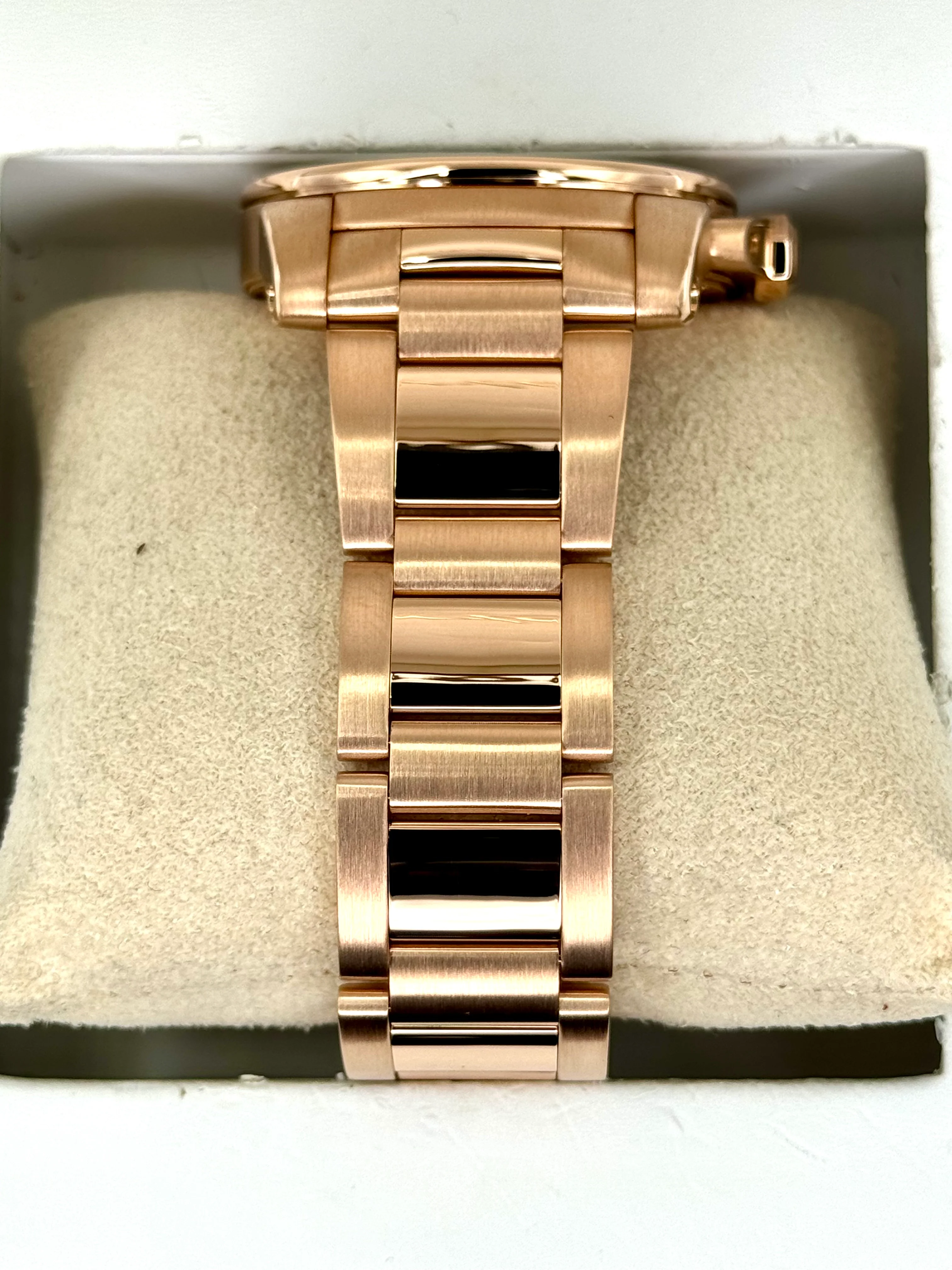 2016 Cartier Calibre de Cartier 42mm W7100018 Rose Gold White Dial - Image 3