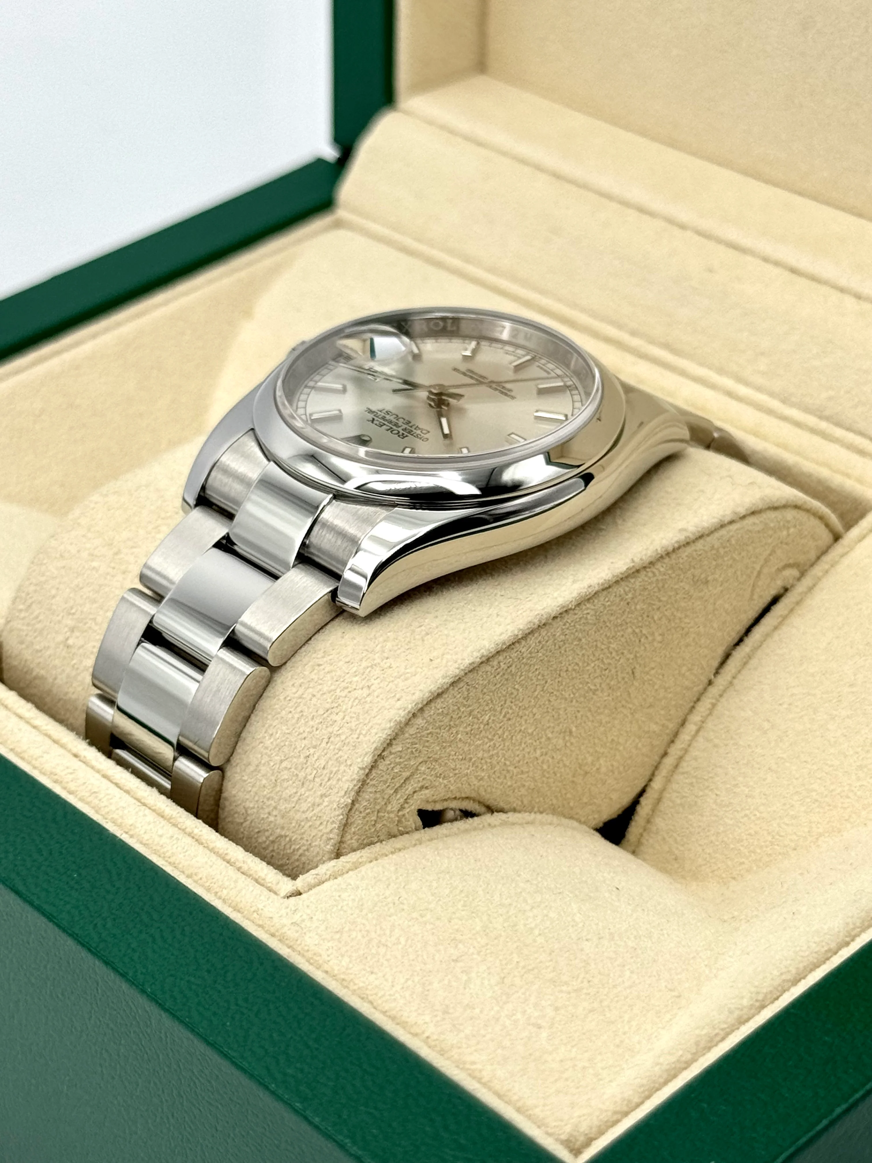 2016 Rolex Datejust 36mm 116200 Stainless Steel Oyster Silver Dial - Image 7