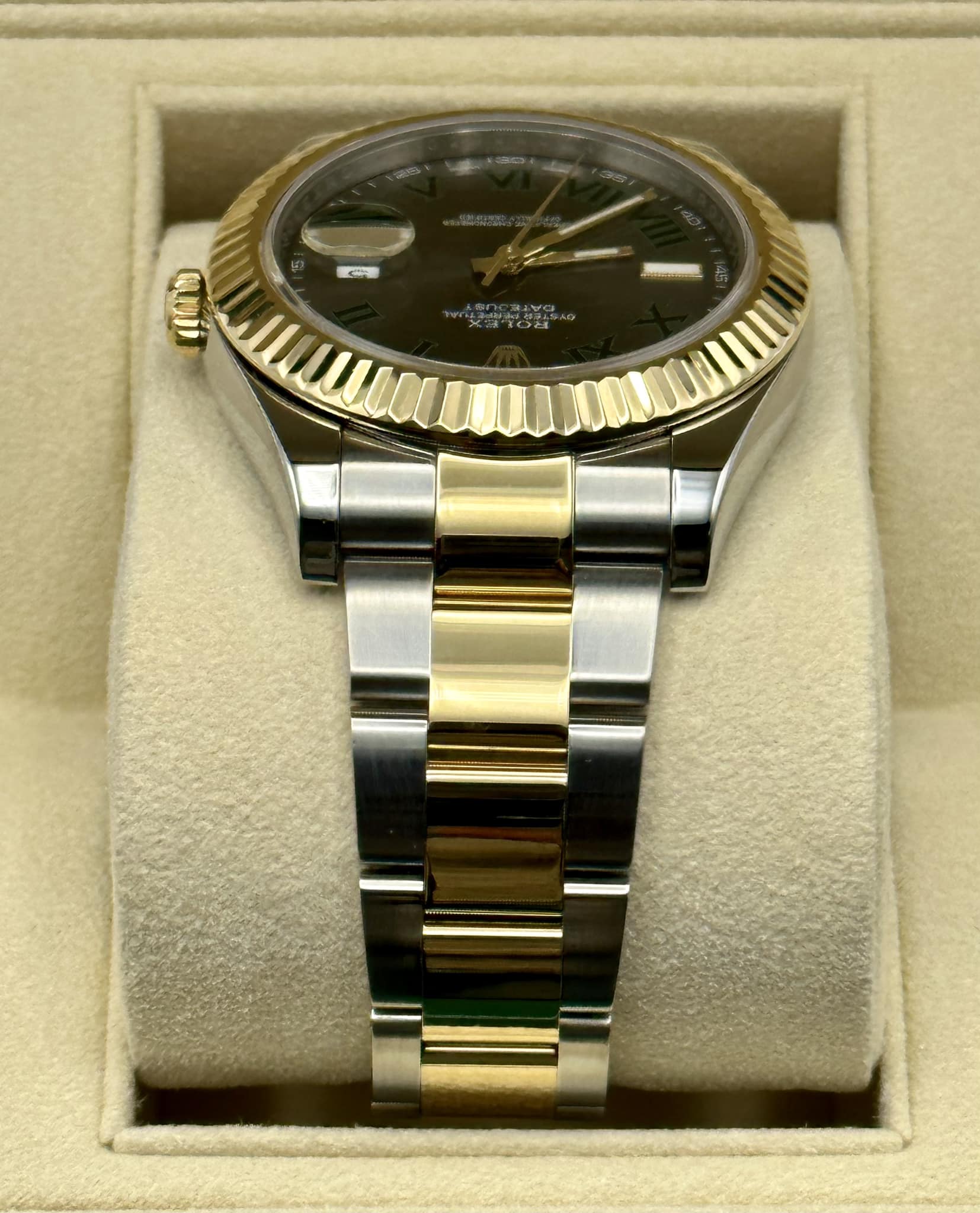 2016 Rolex Datejust 41mm 116333 Two-Tone Oyster Wimbledon Dial - Image 3