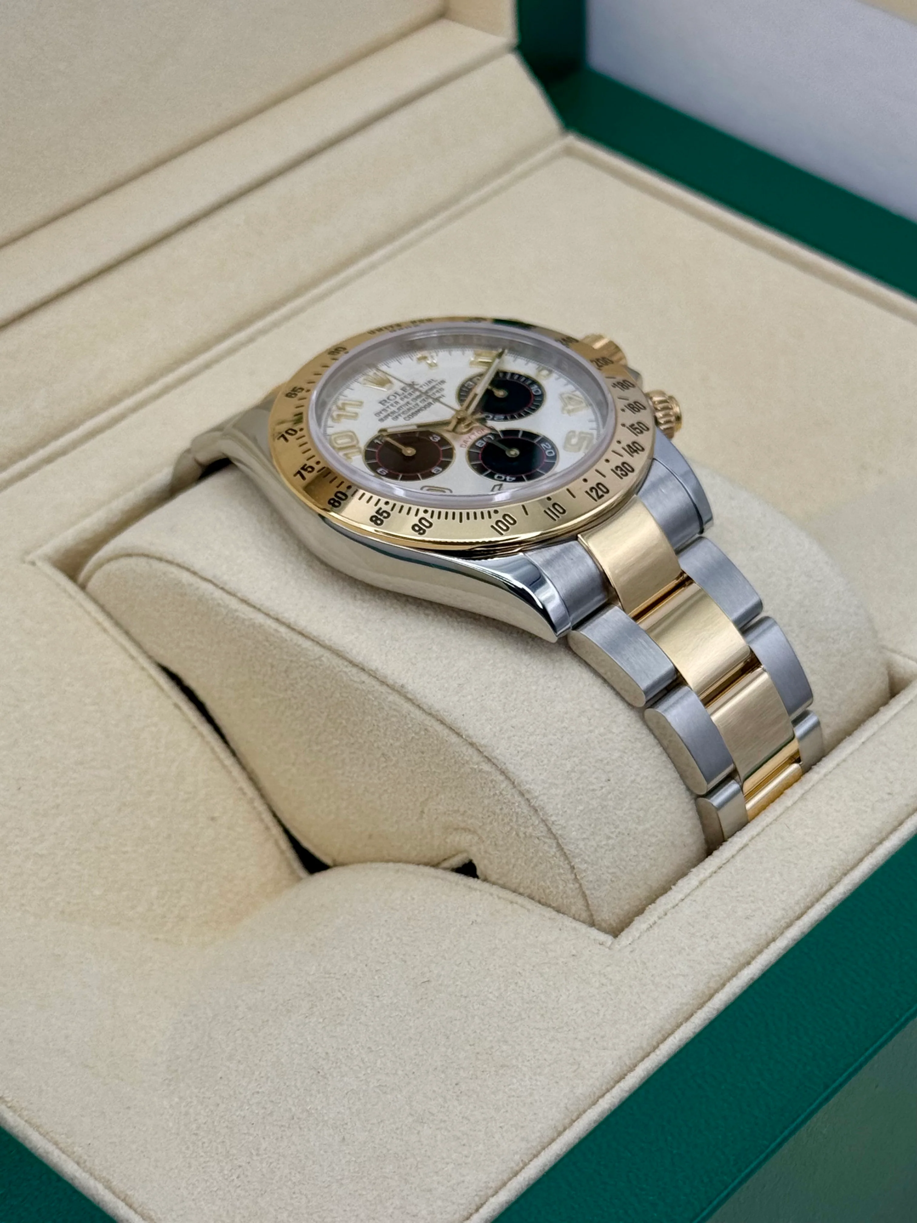 2016 Rolex Daytona 40mm 116523 White Panda Arabic Racing Dial - Image 6
