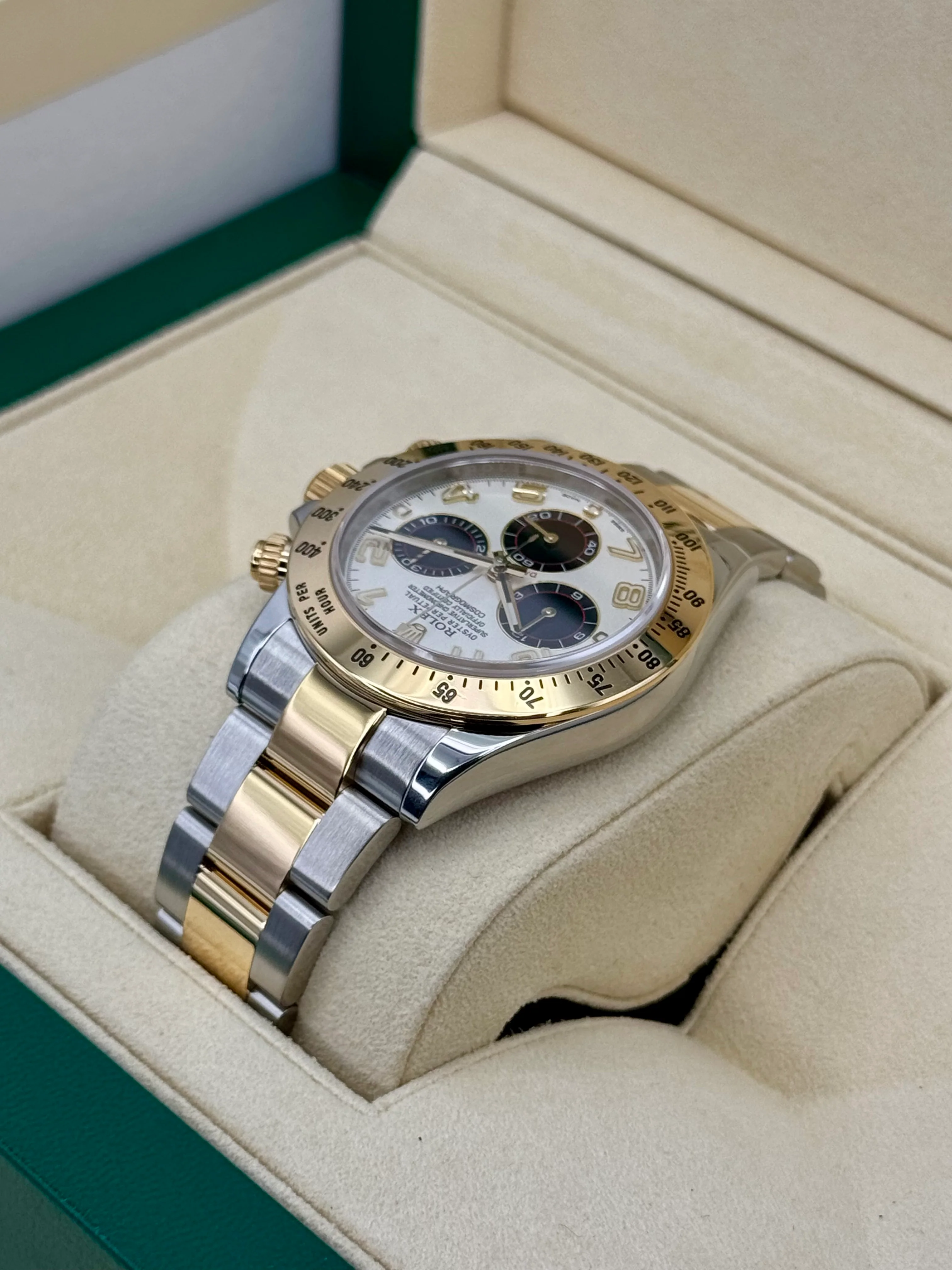 2016 Rolex Daytona 40mm 116523 White Panda Arabic Racing Dial - Image 7