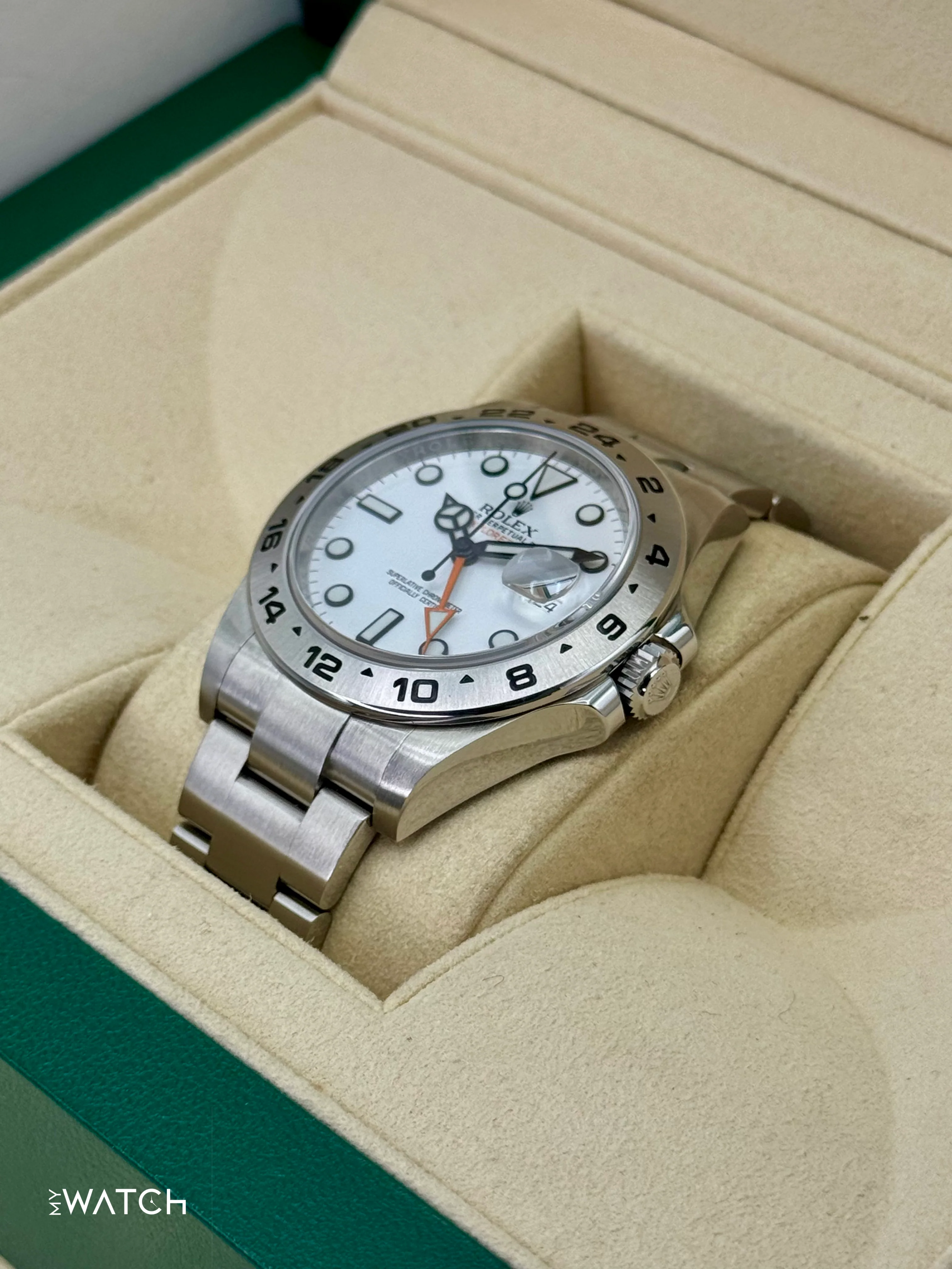 2016 Rolex Explorer II 42mm 216570 Polar White Dial - Image 5