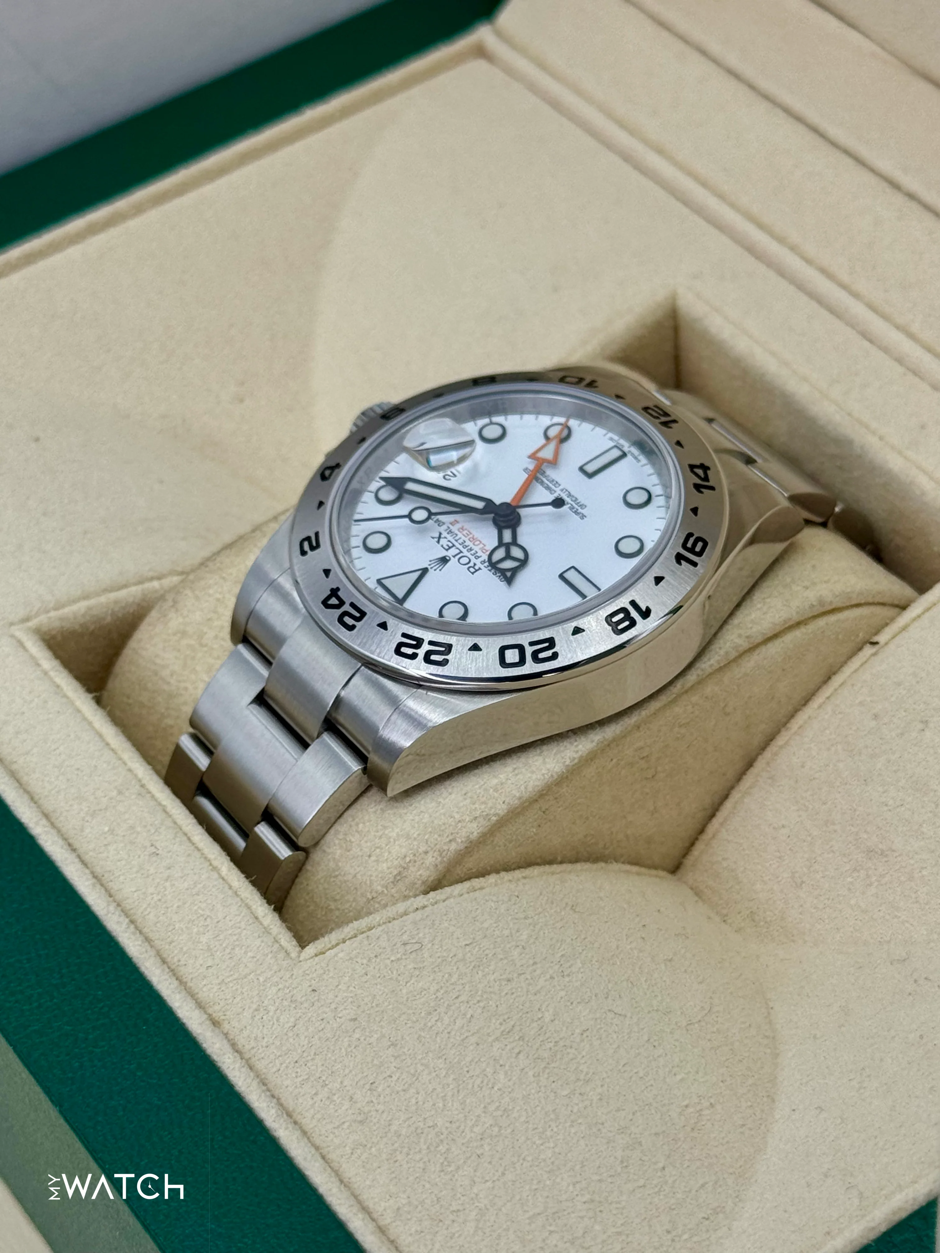 2016 Rolex Explorer II 42mm 216570 Polar White Dial - Image 7