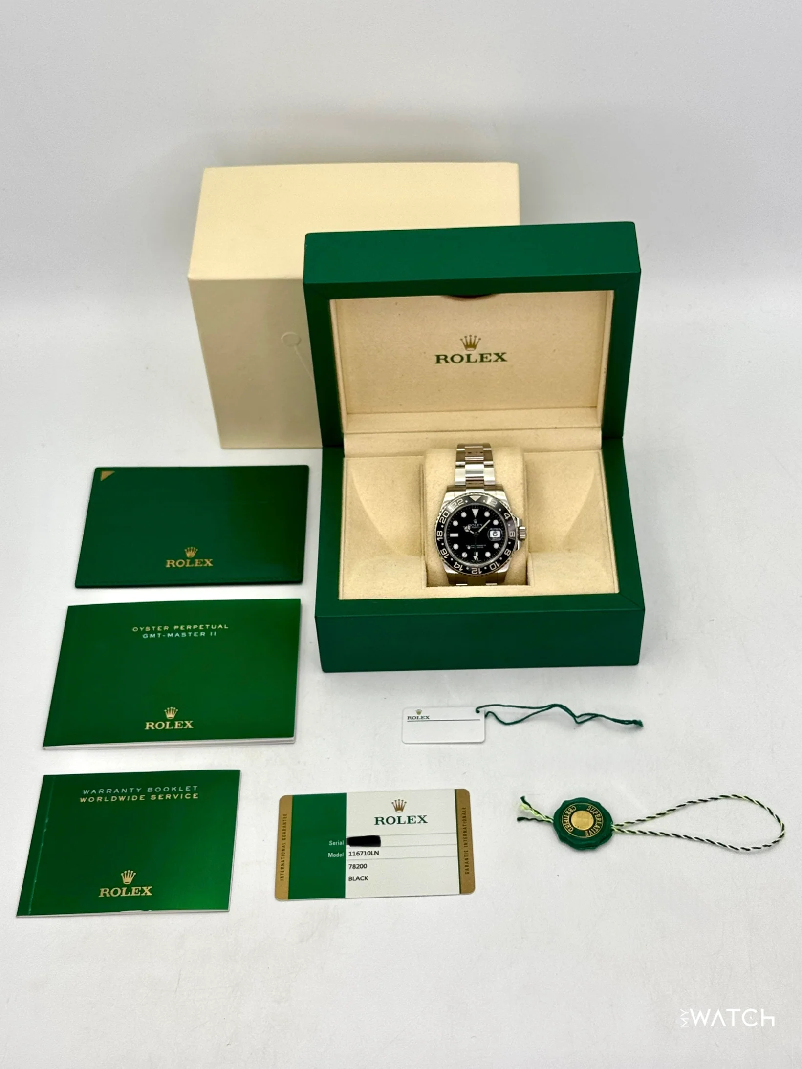 2016 Rolex GMT-Master II 40mm 116710LN Stainless Steel Black Dial - Image 10