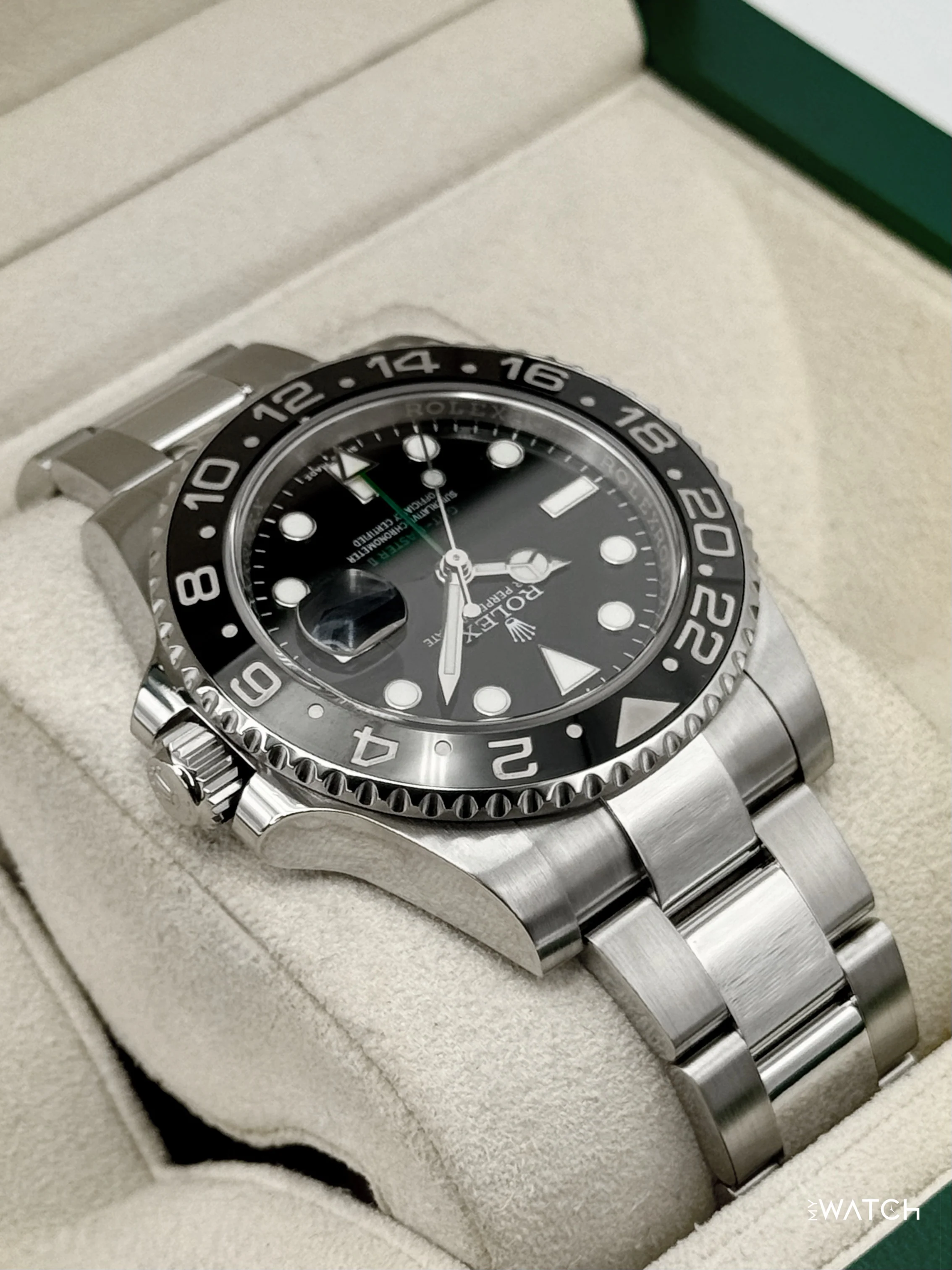 2016 Rolex GMT-Master II 40mm 116710LN Stainless Steel Black Dial - Image 8