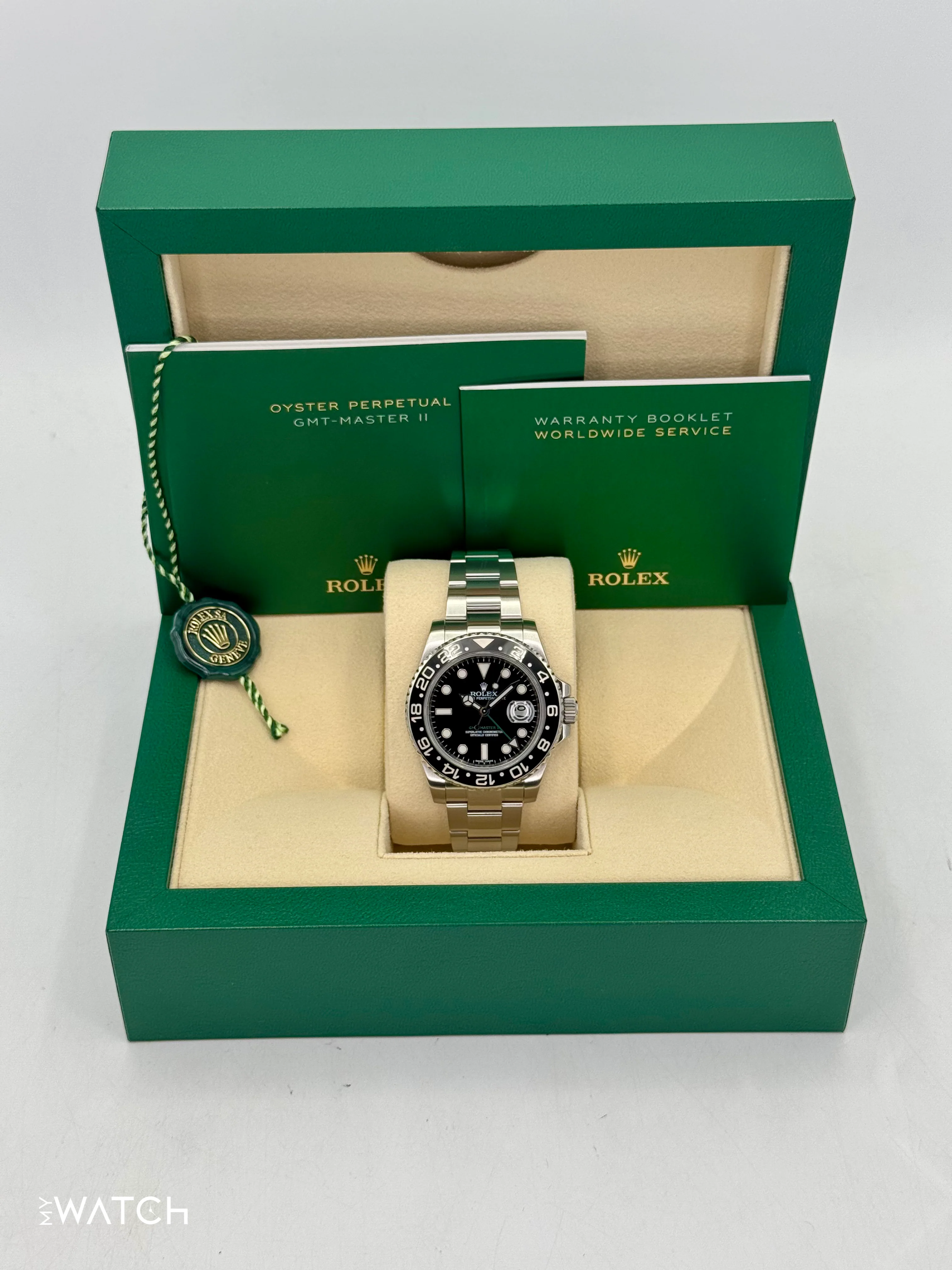 2016 Rolex GMT-Master II 40mm 116710LN Stainless Steel Black Dial - Image 9