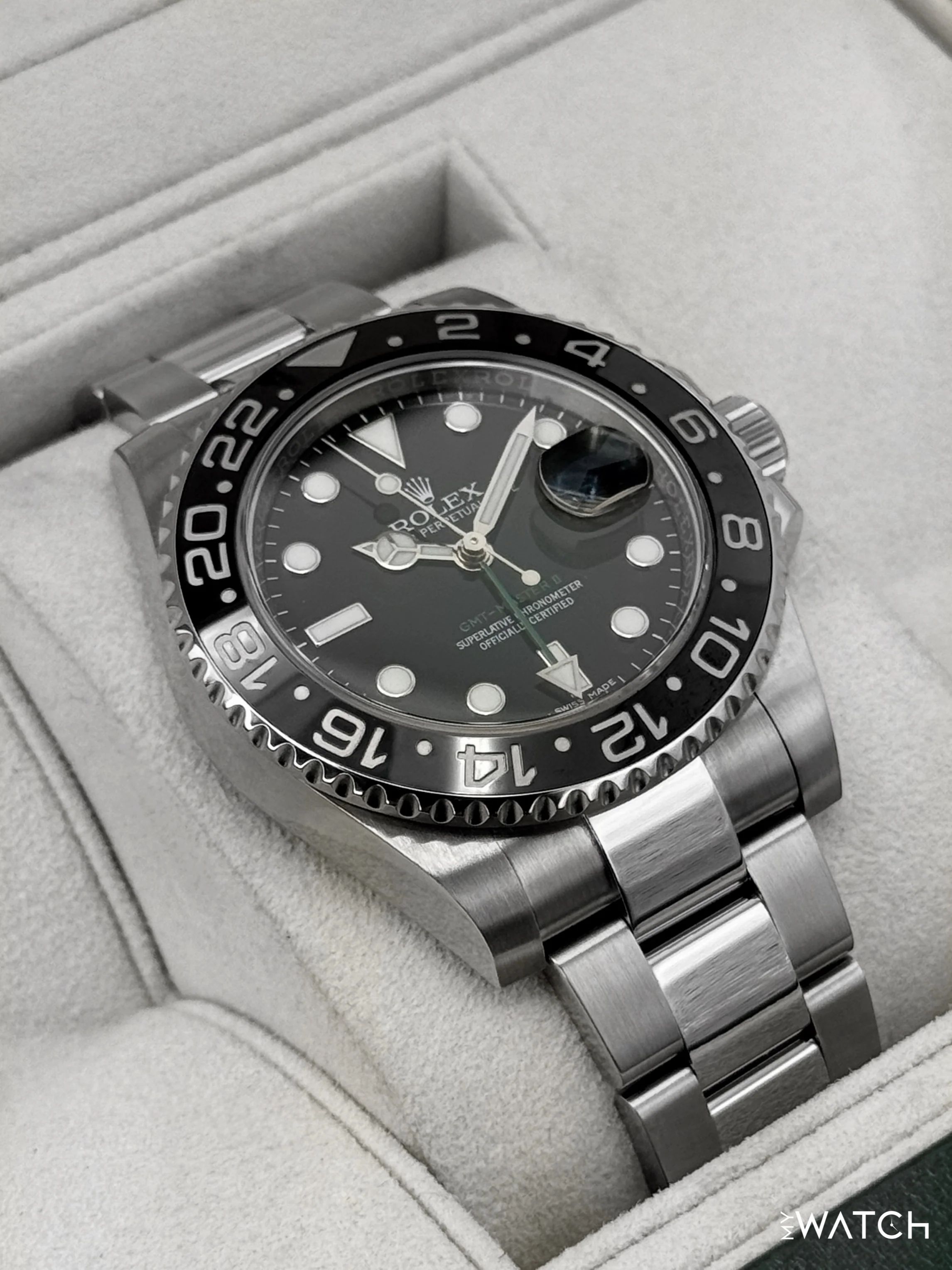 2016 Rolex GMT-Master II 40mm 116710LN Stainless Steel Black Dial - Image 6