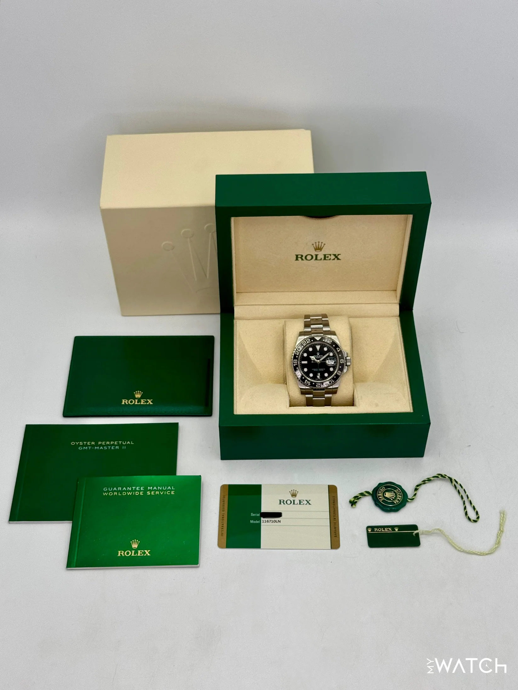 2016 Rolex GMT-Master II 40mm 116710LN Stainless Steel Black Dial - Image 10