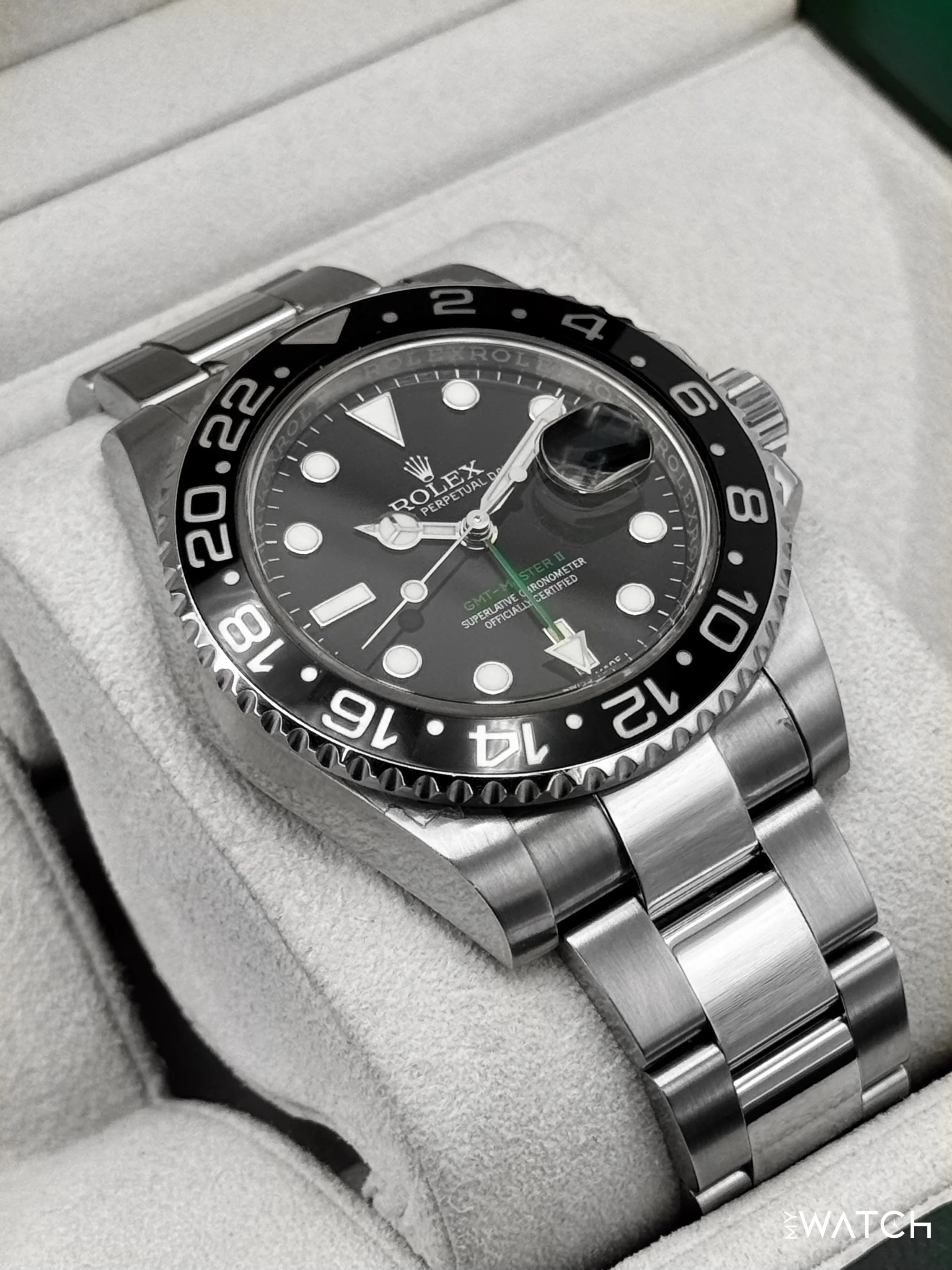 2016 Rolex GMT-Master II 40mm 116710LN Stainless Steel Black Dial - Image 6