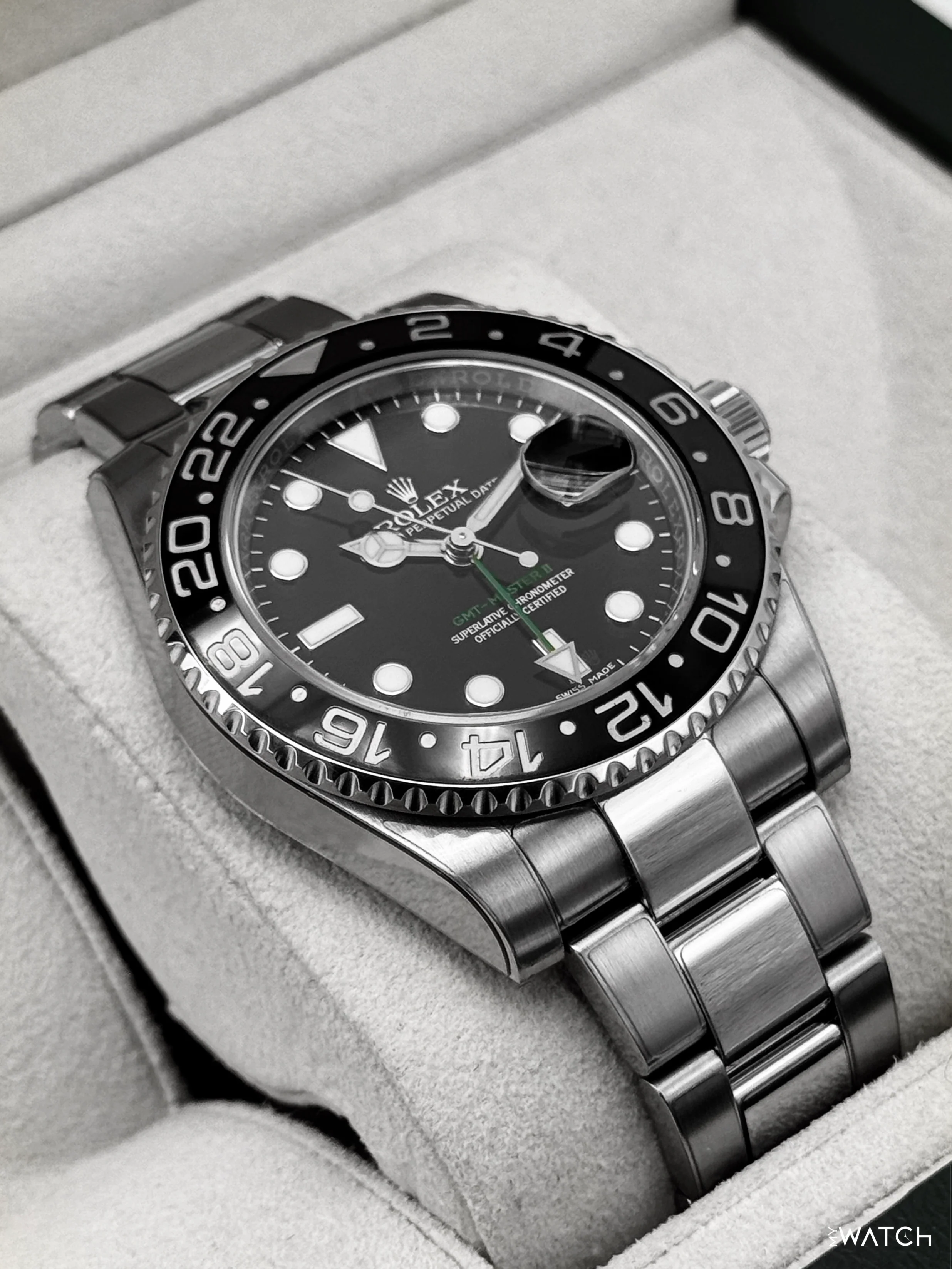 2016 Rolex GMT-Master II 40mm 116710LN Stainless Steel Black Dial - Image 6
