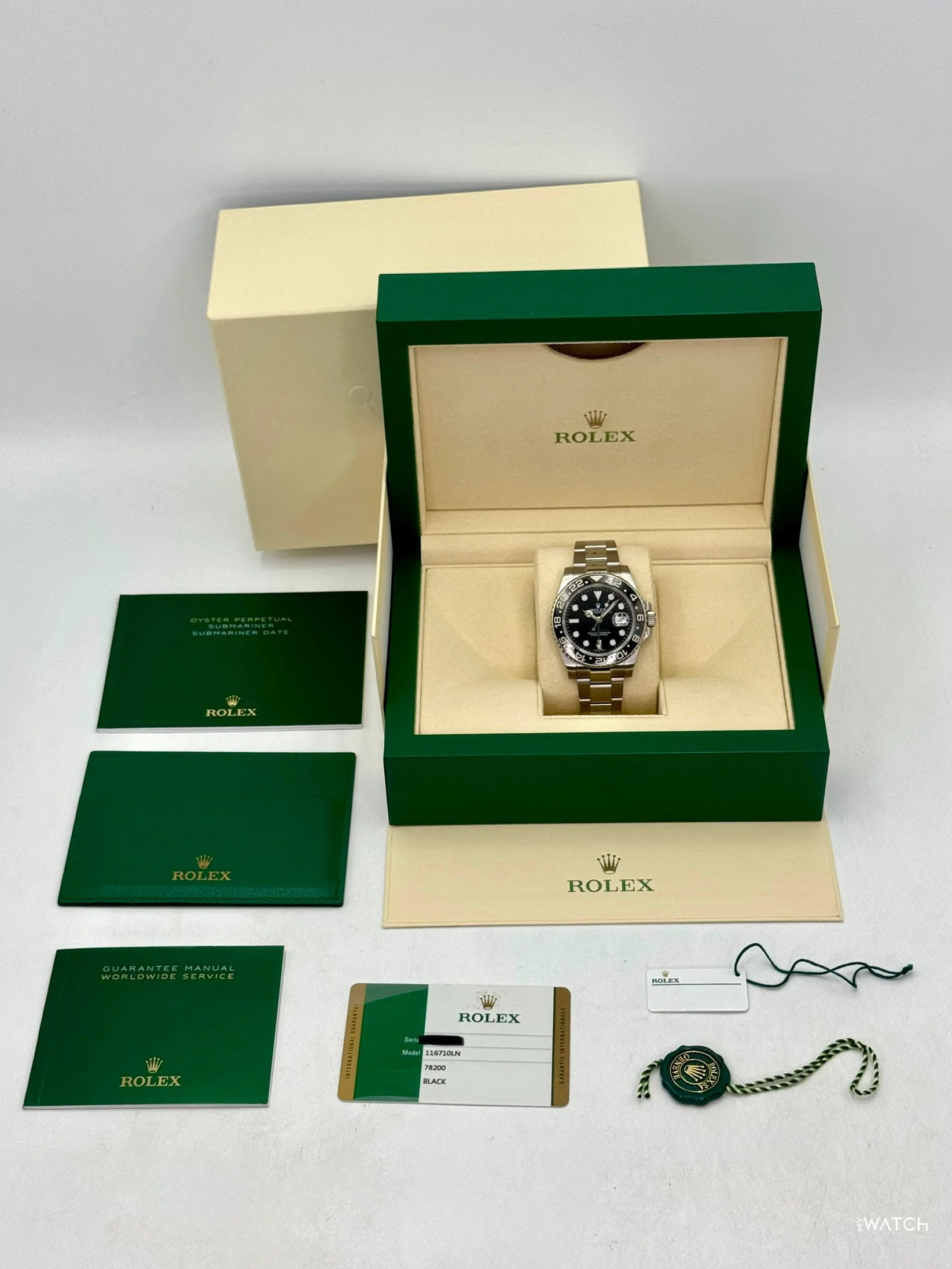 2016 Rolex GMT-Master II 40mm 116710LN Stainless Steel Black Dial - Image 10