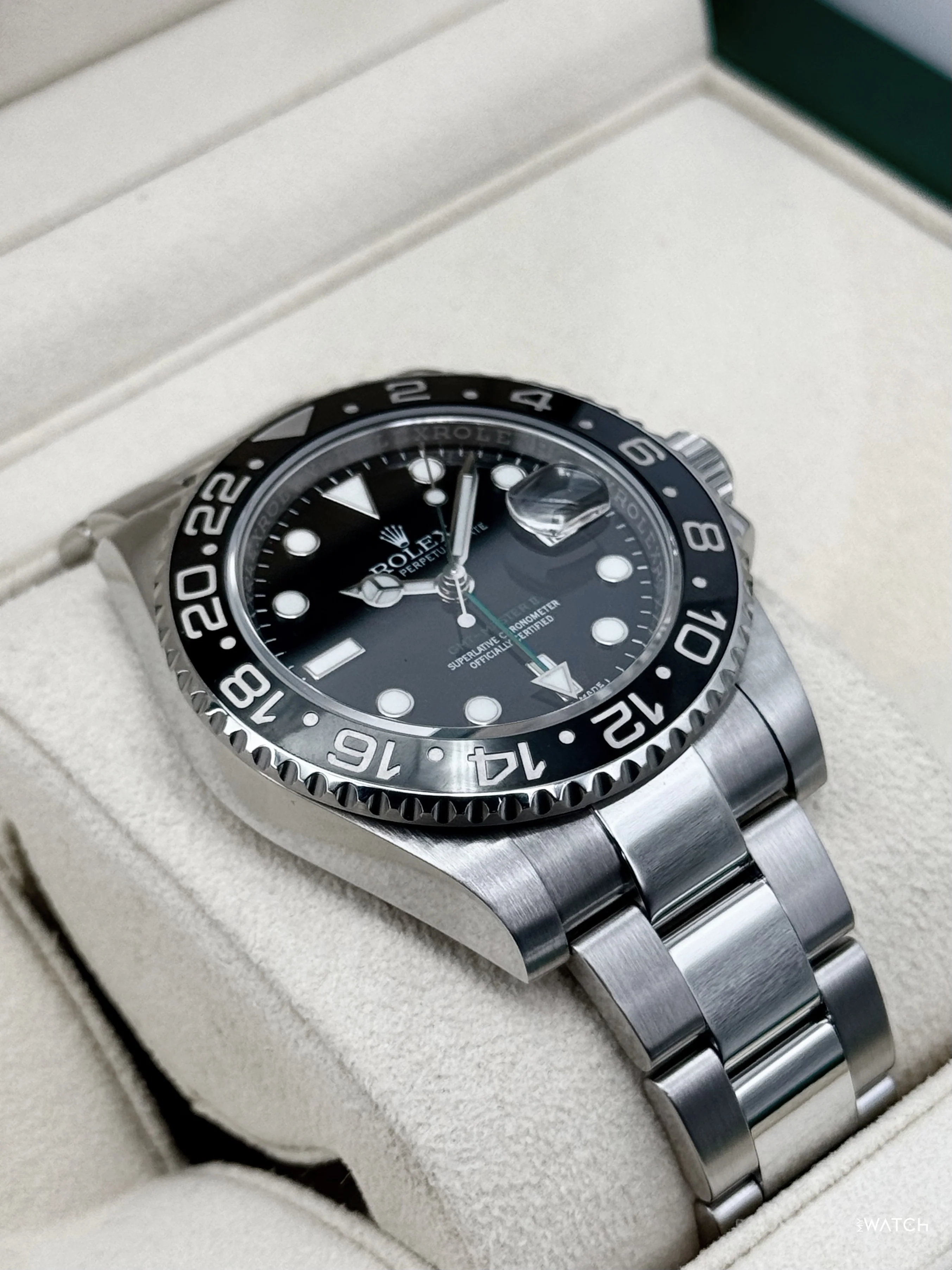 2016 Rolex GMT-Master II 40mm 116710LN Stainless Steel Black Dial - Image 6