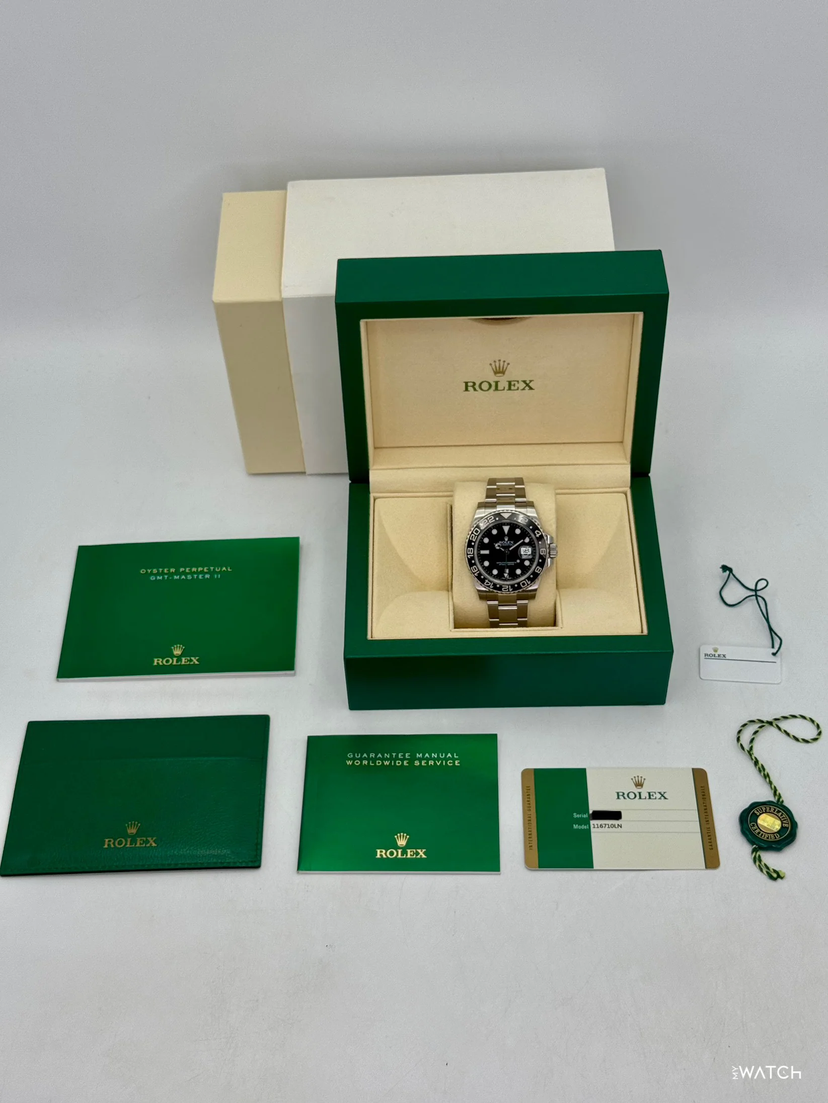 2016 Rolex GMT-Master II 40mm 116710LN Stainless Steel Black Dial - Image 10