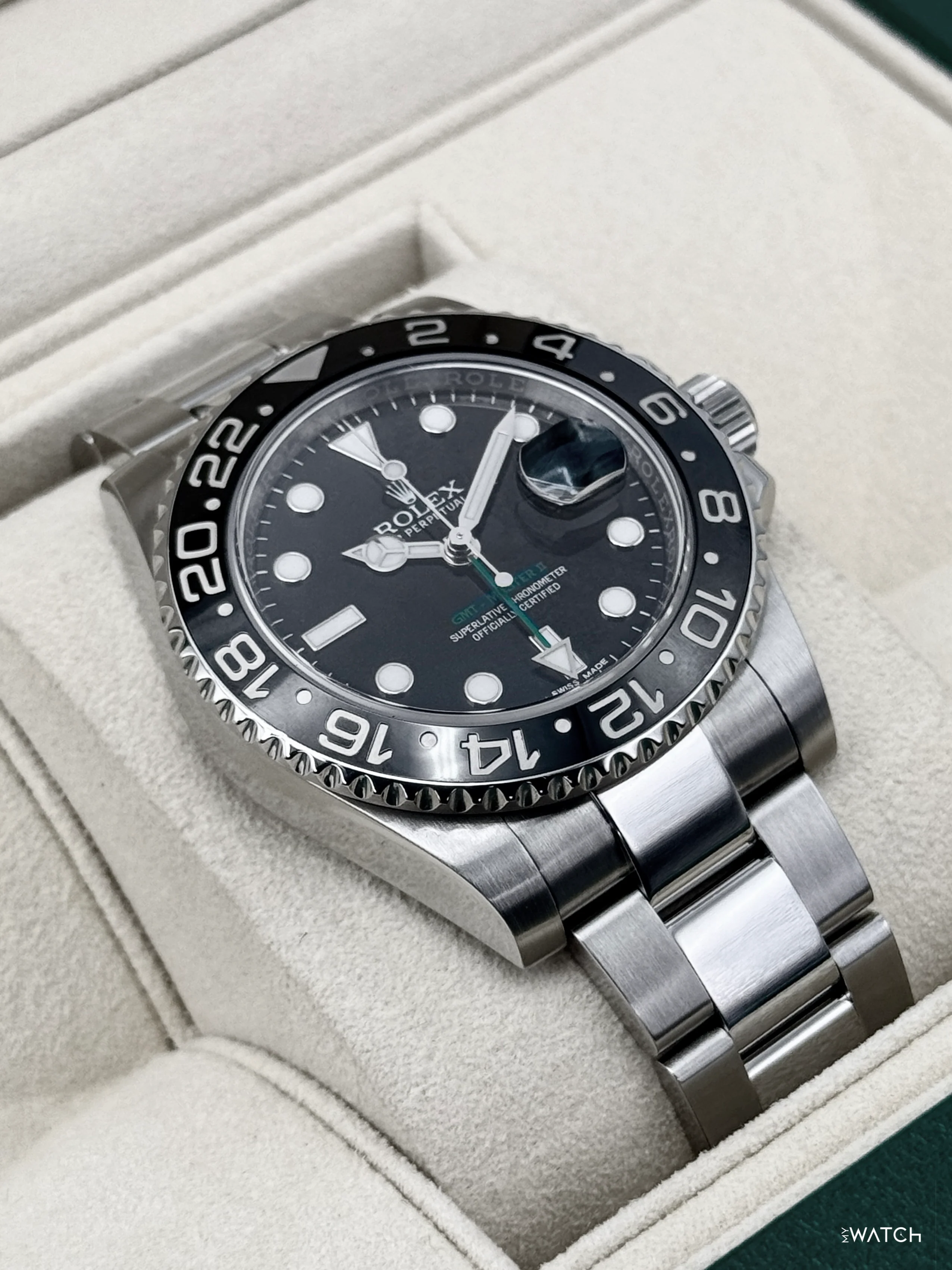 2016 Rolex GMT-Master II 40mm 116710LN Stainless Steel Black Dial - Image 6