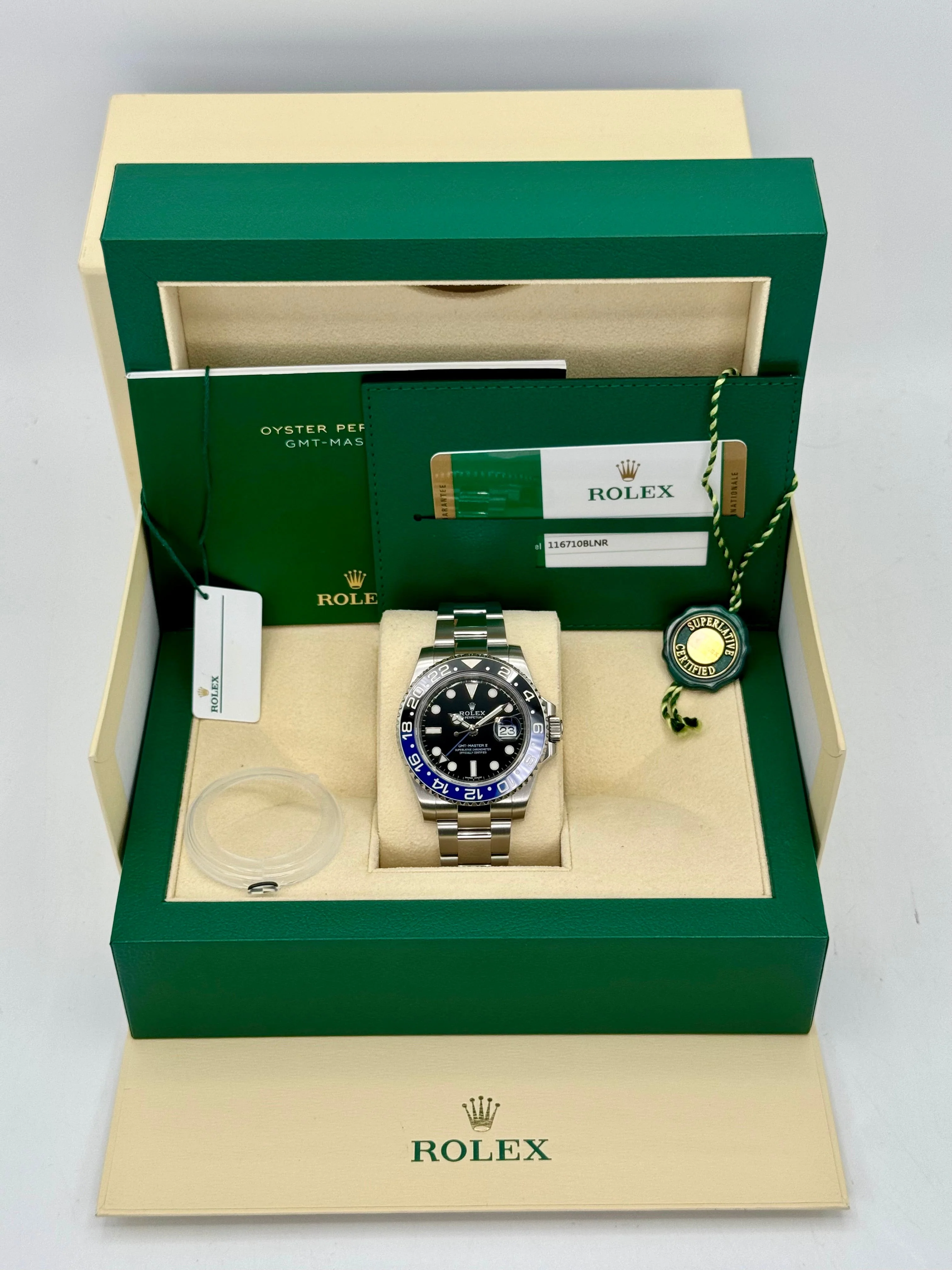 2016 Rolex GMT-Master II "Batman" 40mm 116710BLNR Oyster - Image 10