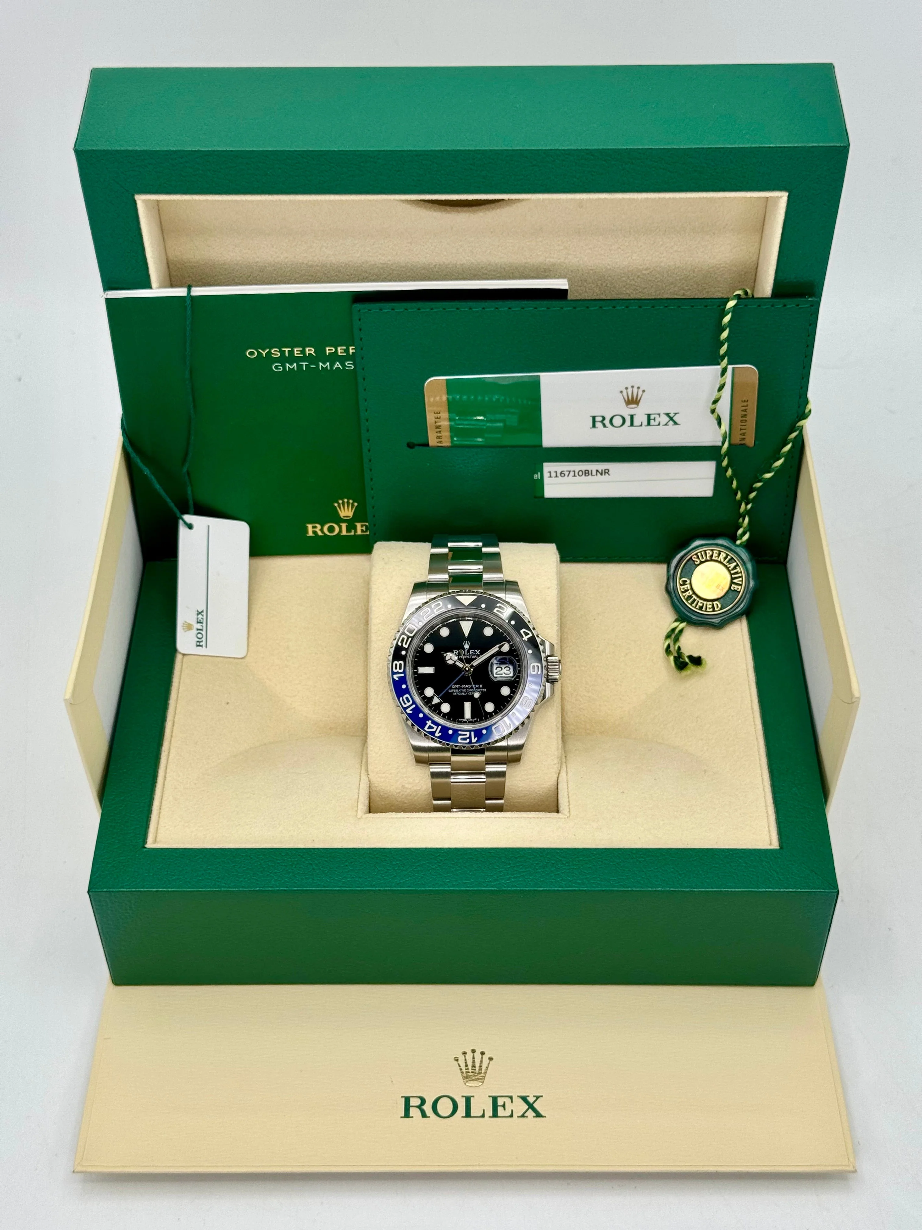 2016 Rolex GMT-Master II "Batman" 40mm 116710BLNR Oyster - Image 9
