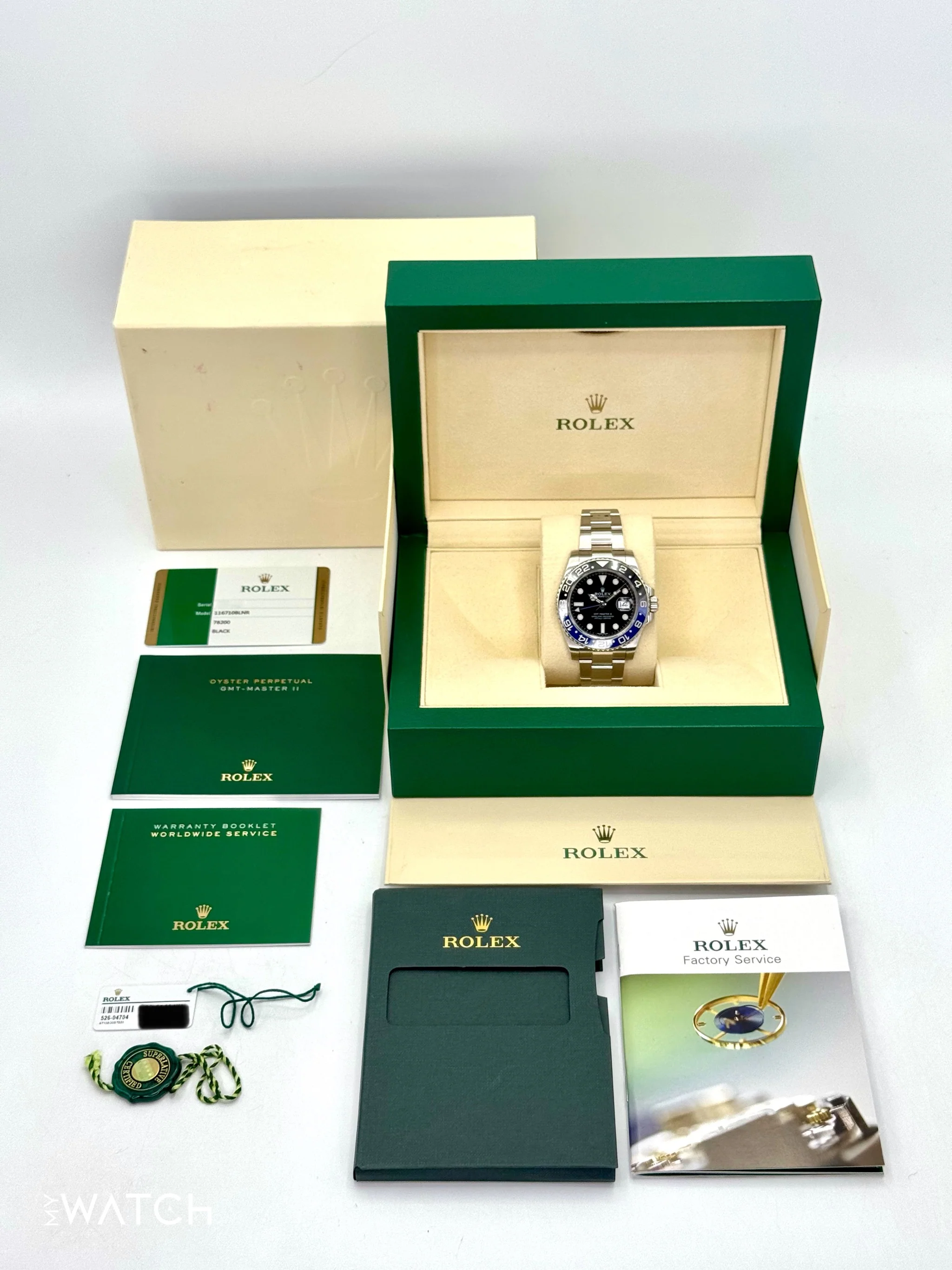 2016 Rolex GMT-Master II "Batman" 40mm 116710BLNR Oyster - Image 10
