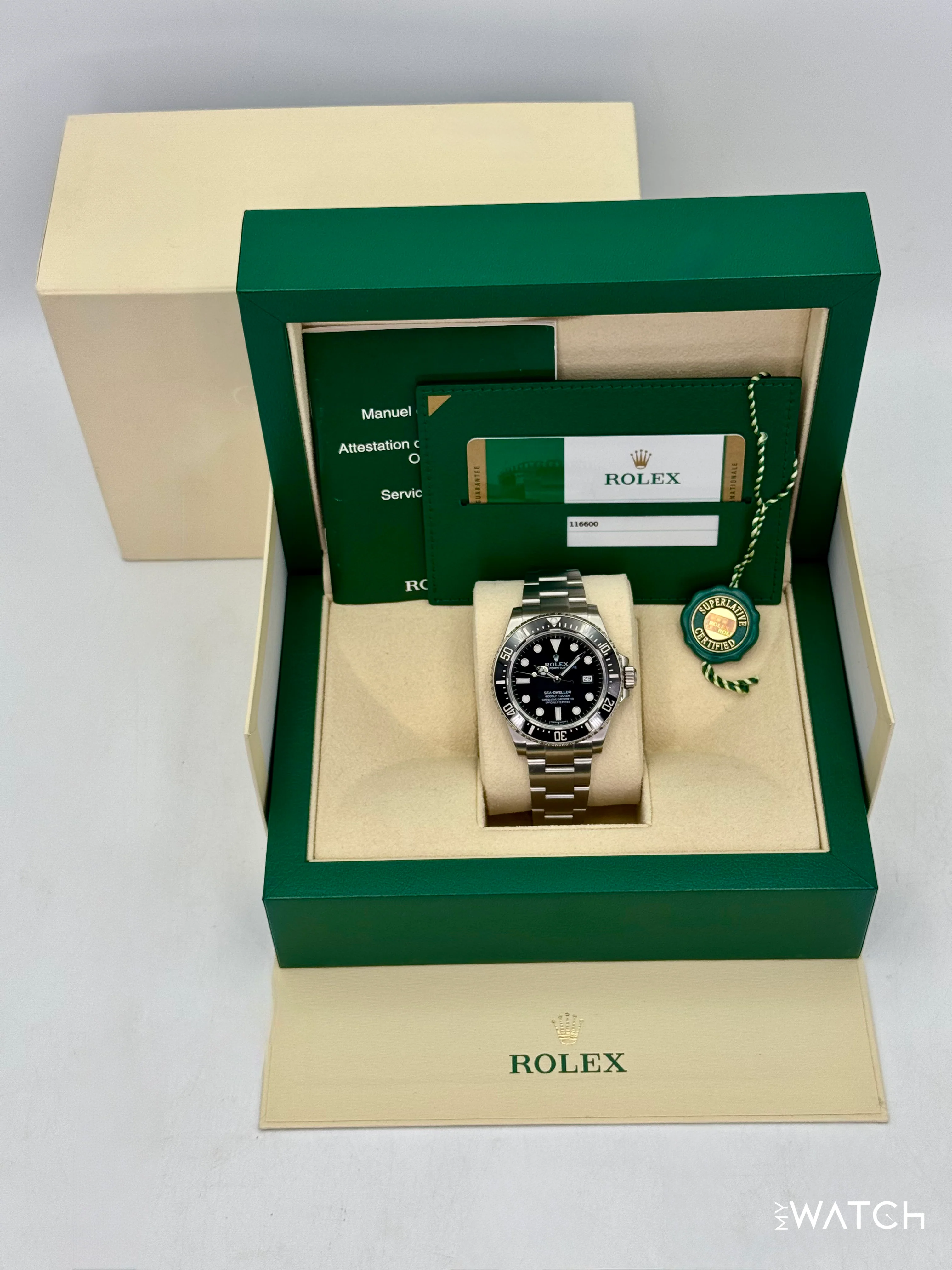 2016 Rolex Sea-Dweller 4000 "SD4K" 40mm 116600 Black Dial - Image 9