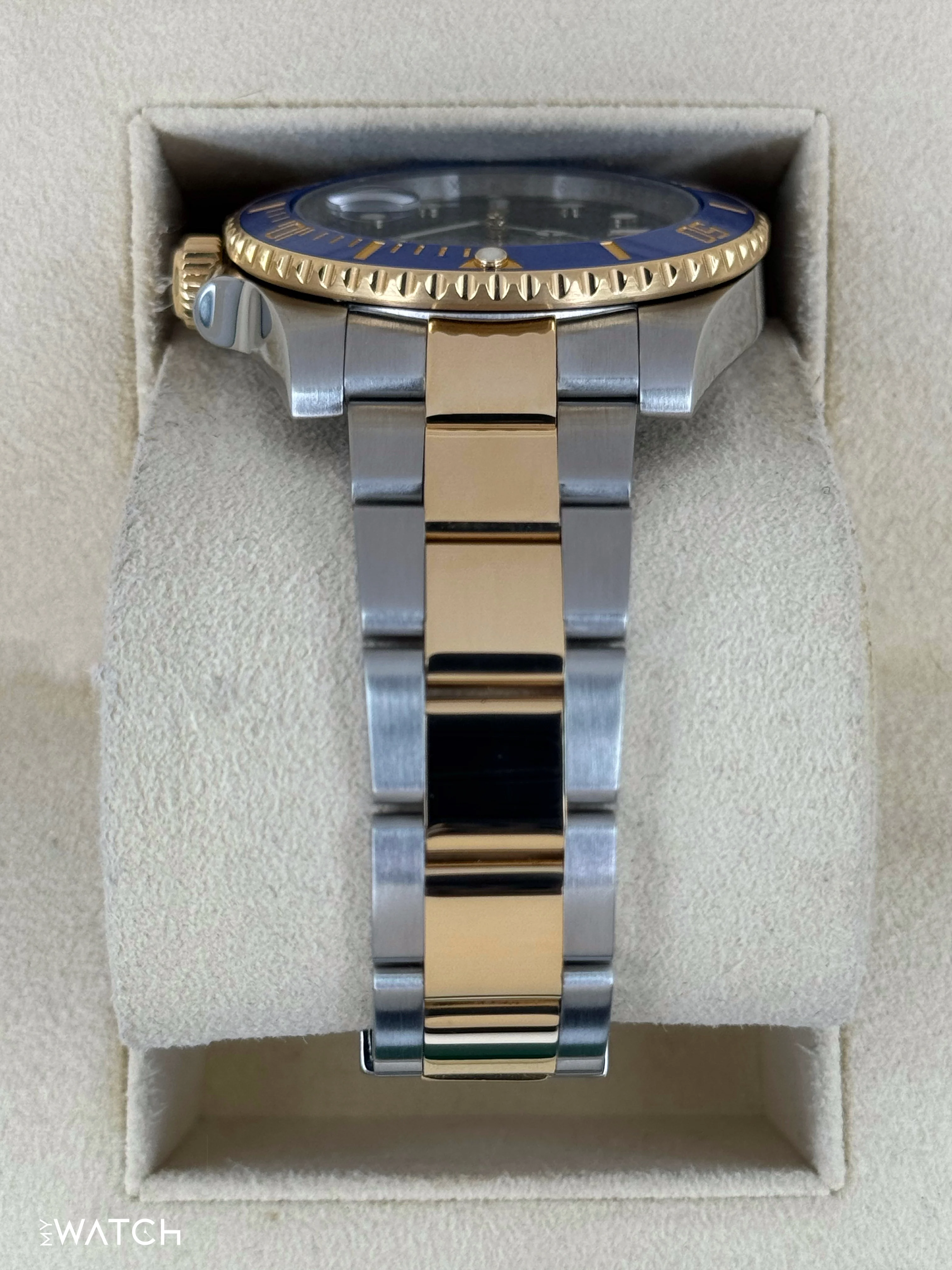 2016 Rolex Submariner "Bluesy" 40mm 116613LB Two-Tone Blue Dial - Image 4