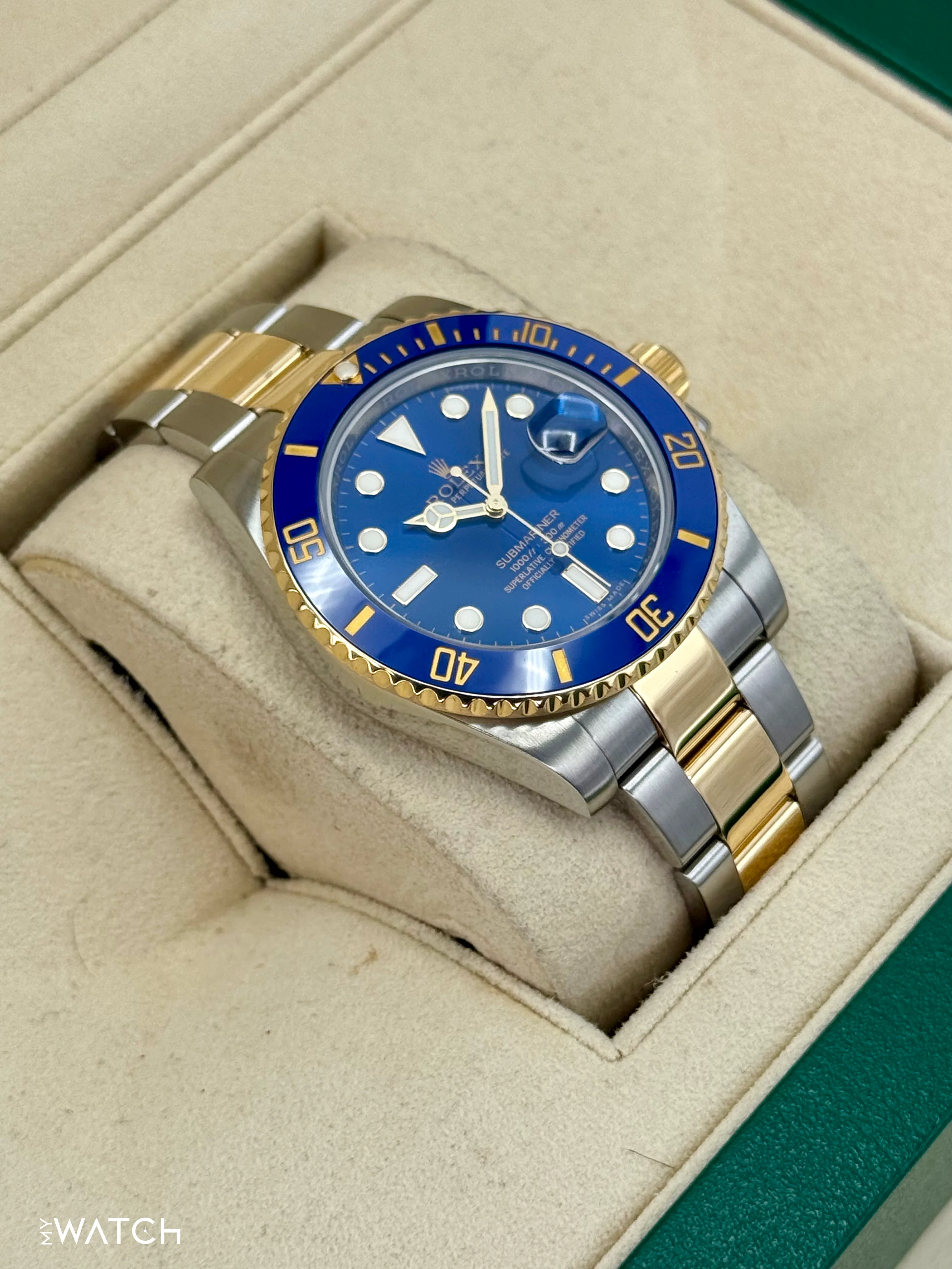 2016 Rolex Submariner "Bluesy" 40mm 116613LB Two-Tone Blue Dial - Image 5
