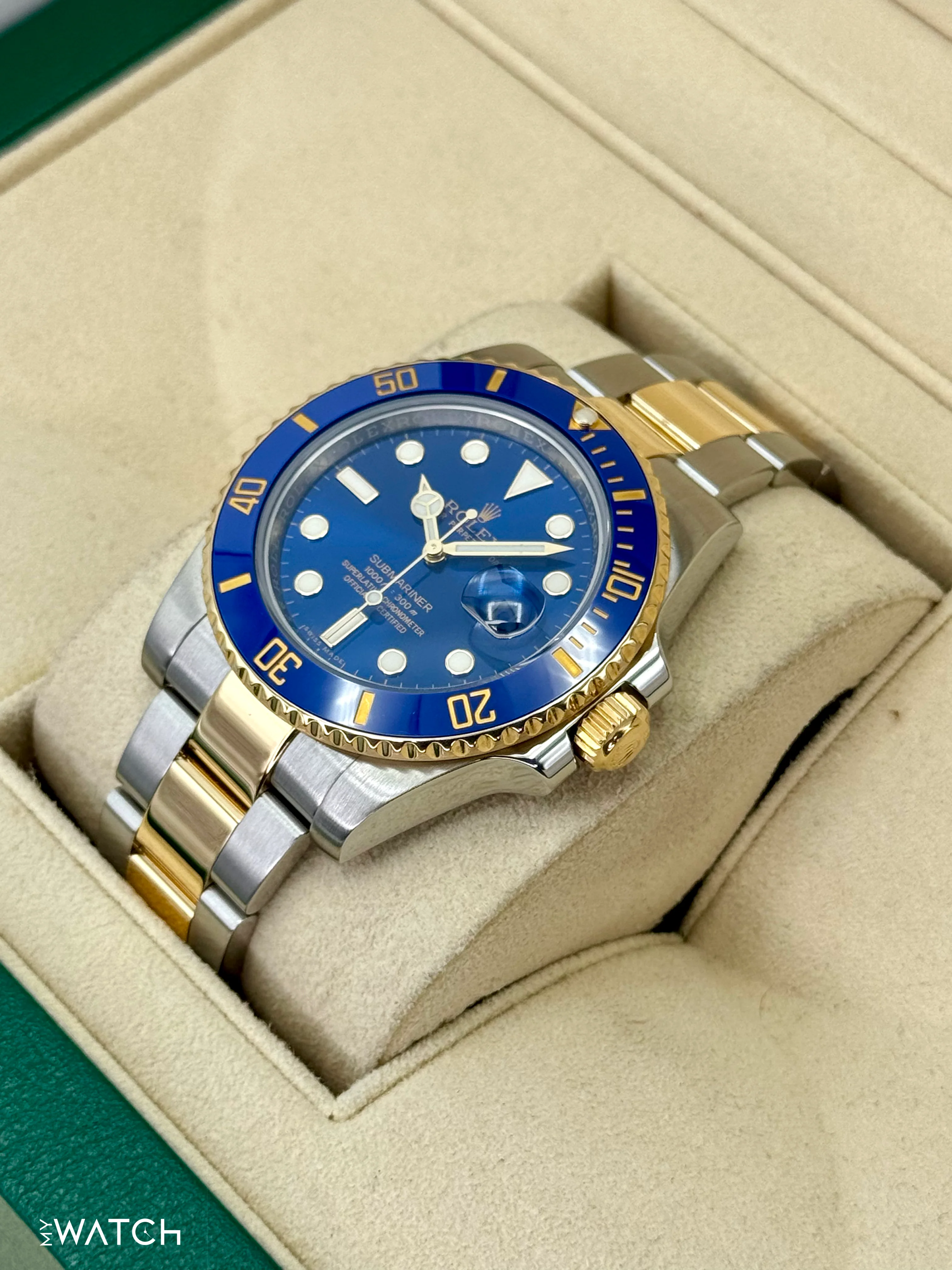 2016 Rolex Submariner "Bluesy" 40mm 116613LB Two-Tone Blue Dial - Image 6