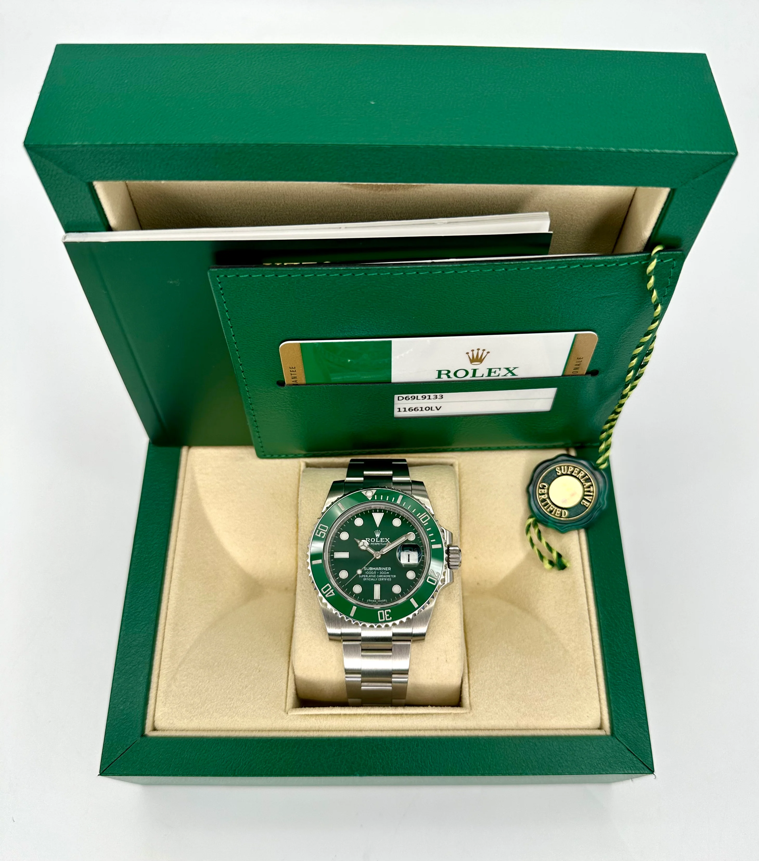 2016 Rolex Submariner "Hulk" 40mm 116610LV Green Dial - Image 11