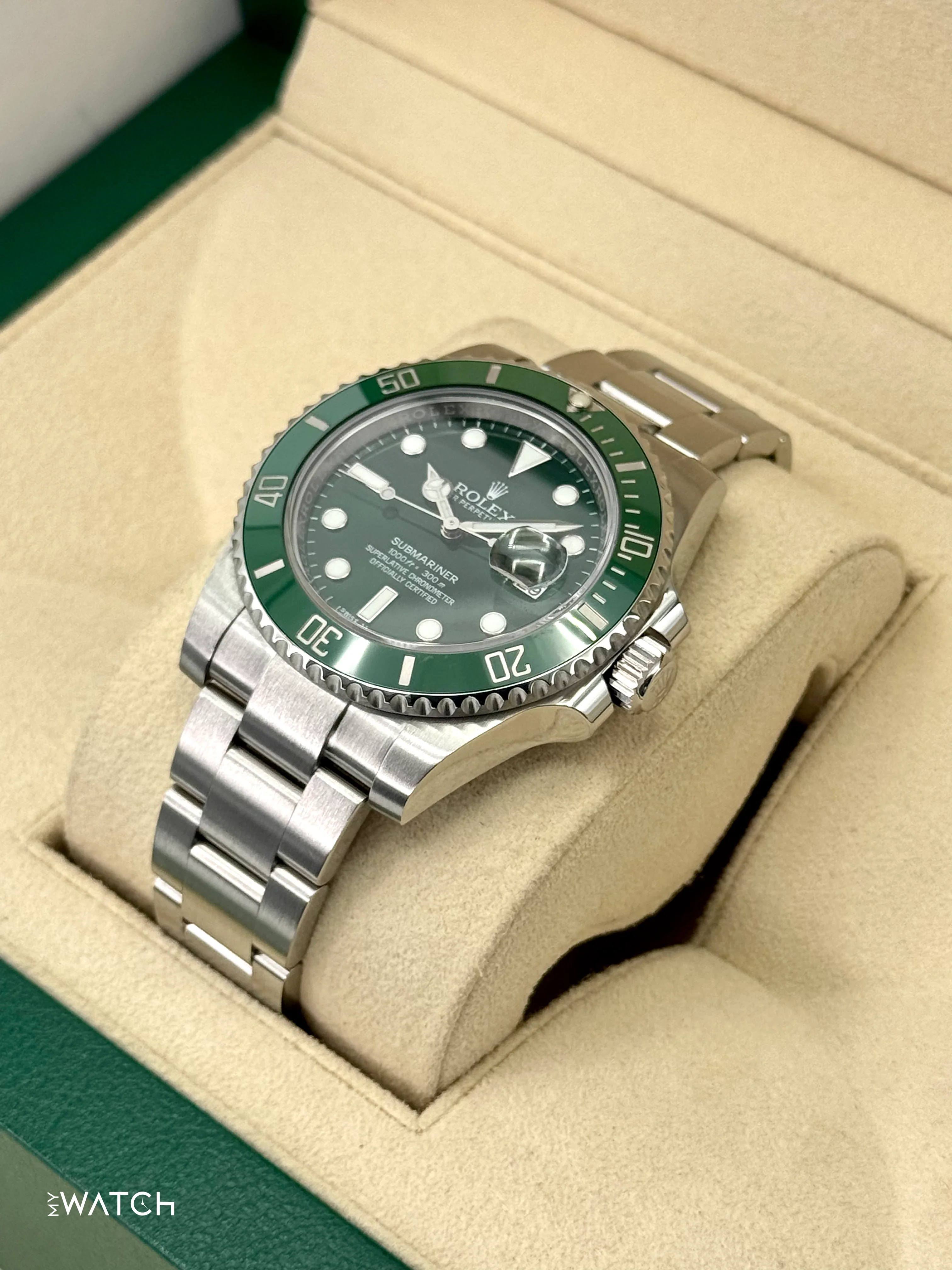 2016 Rolex Submariner “Hulk” 40mm 116610LV Green Dial - Image 5