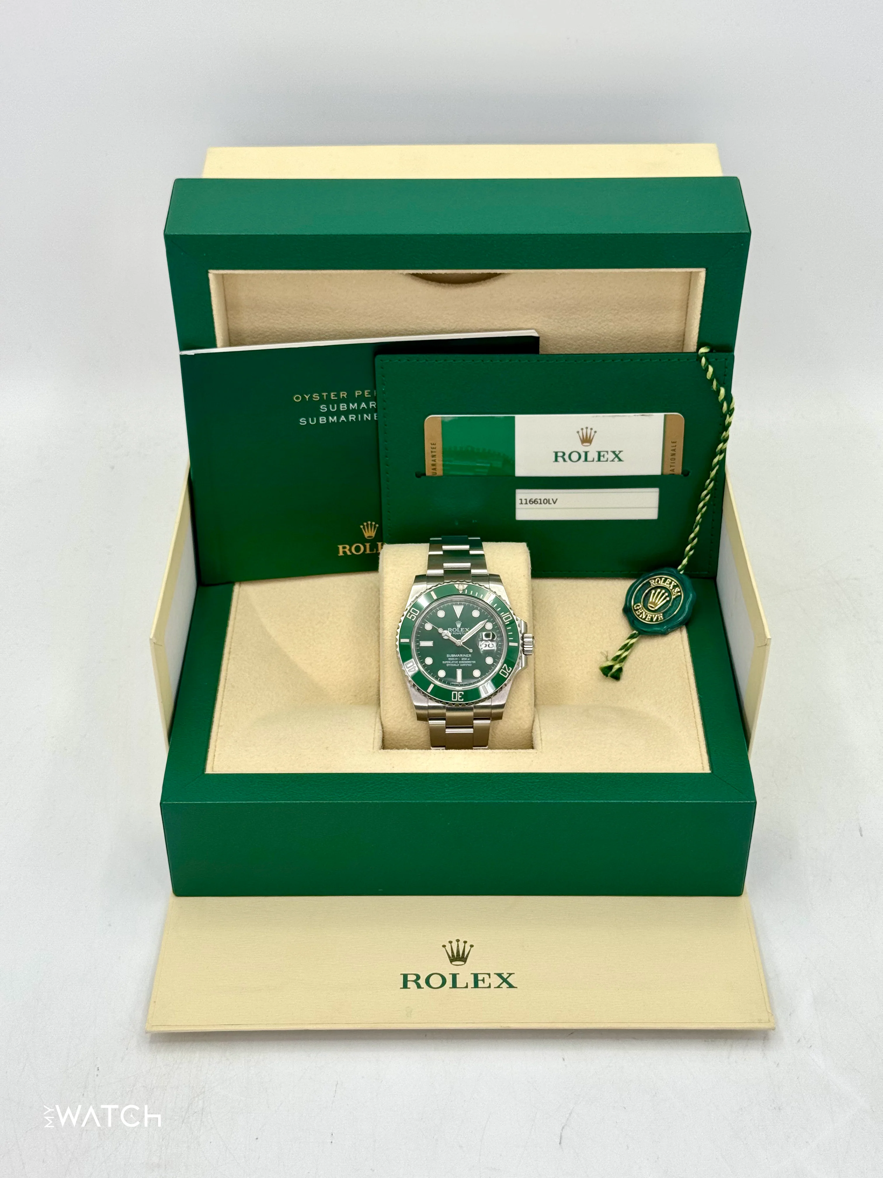 2016 Rolex Submariner “Hulk” 40mm 116610LV Green Dial - Image 9
