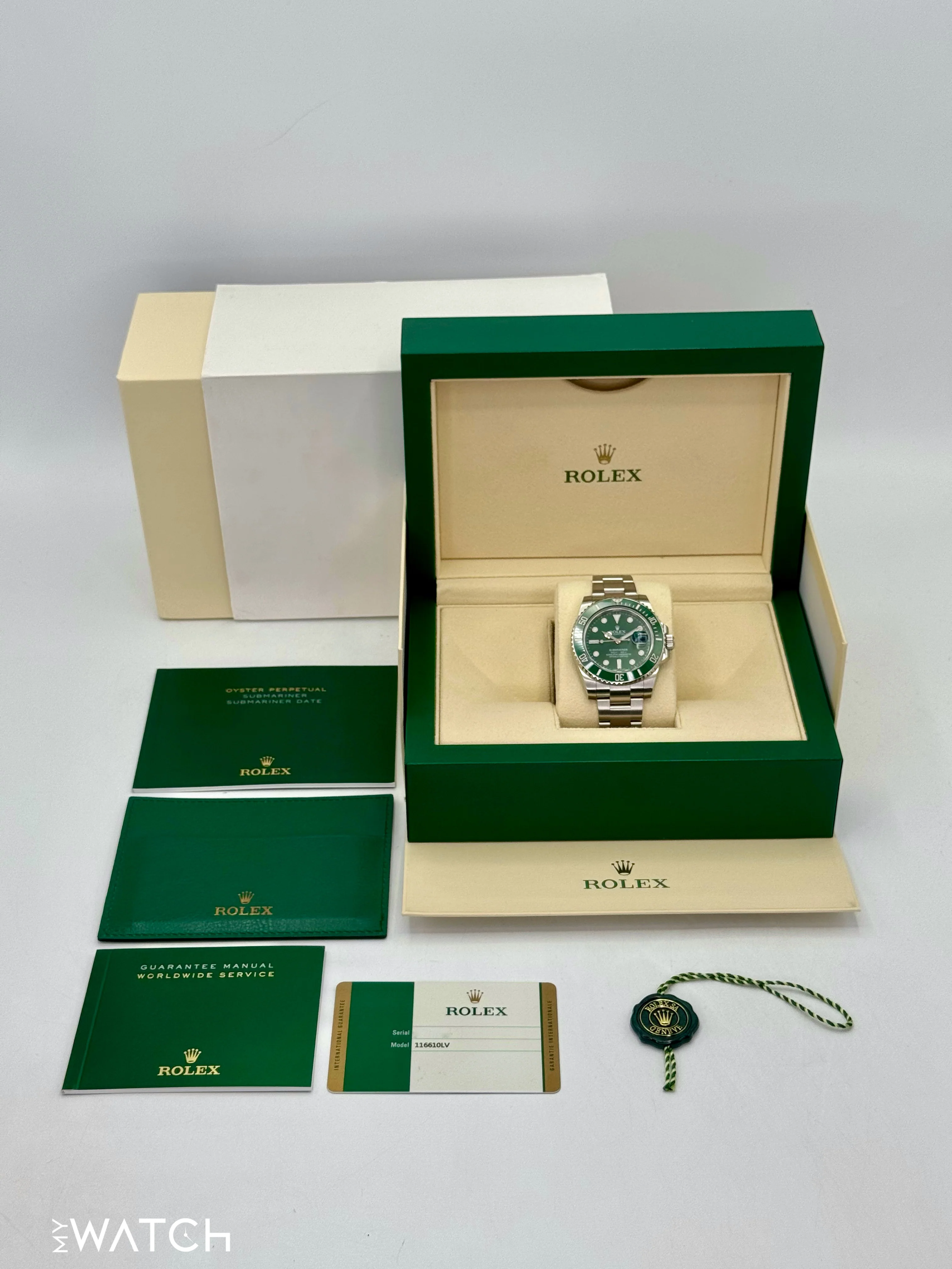 2016 Rolex Submariner “Hulk” 40mm 116610LV Green Dial - Image 10