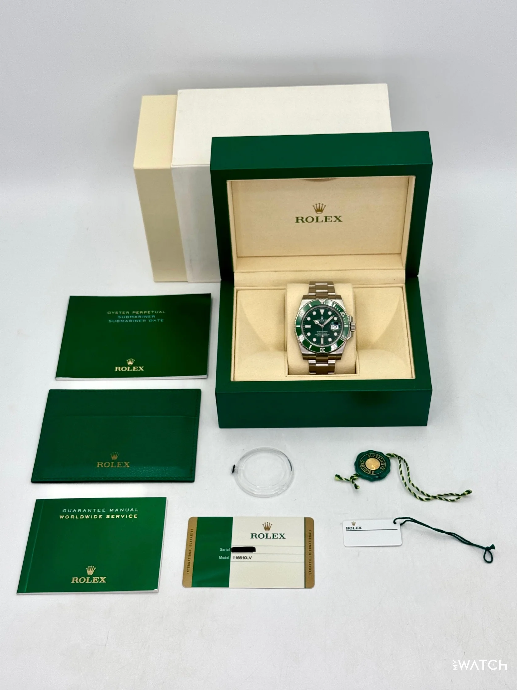 2016 Rolex Submariner “Hulk” 40mm 116610LV Green Dial (STICKERED) - Image 10