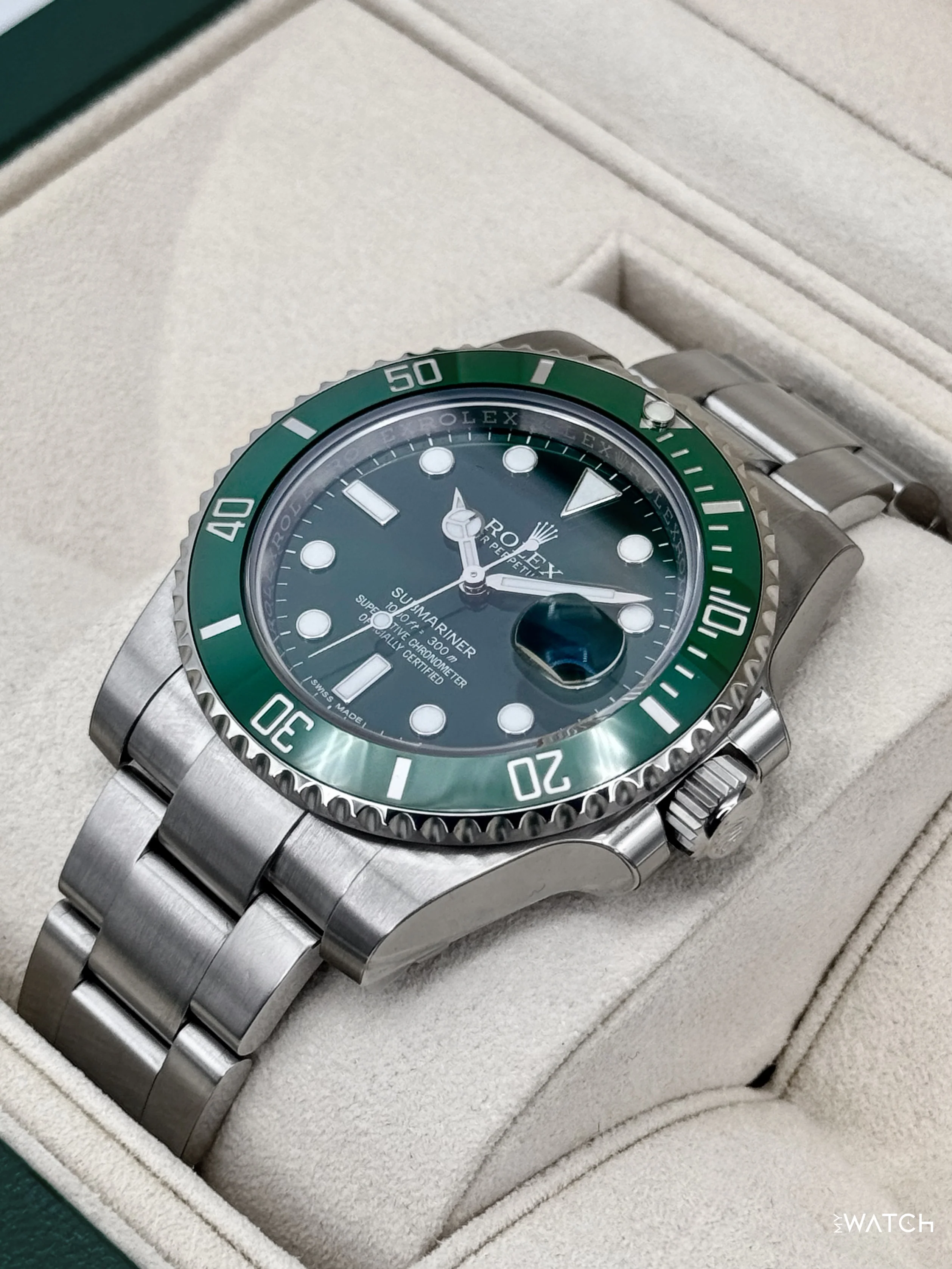 2016 Rolex Submariner “Hulk” 40mm 116610LV Green Dial (STICKERED) - Image 5