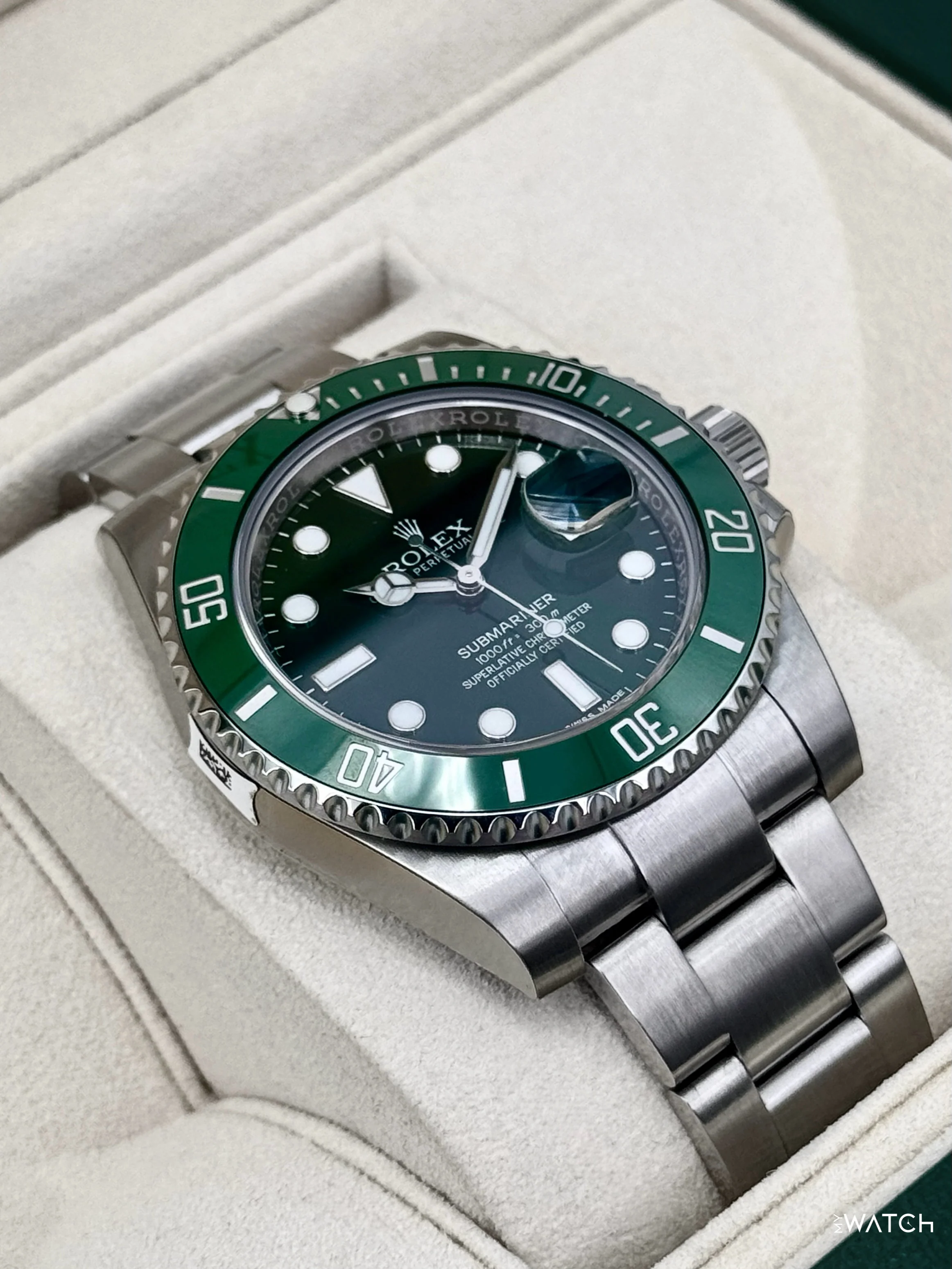 2016 Rolex Submariner “Hulk” 40mm 116610LV Green Dial (STICKERED) - Image 6