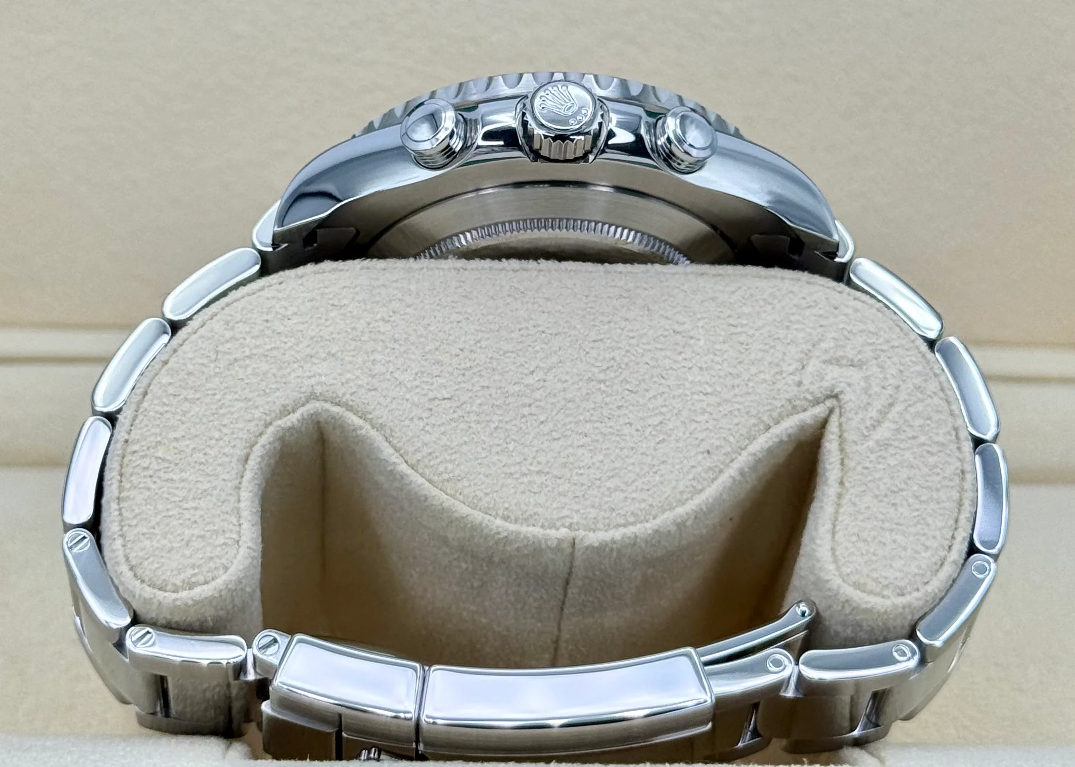 2016 Rolex Yacht-Master II 44mm 116680 Stainless Steel White Dial - Image 9