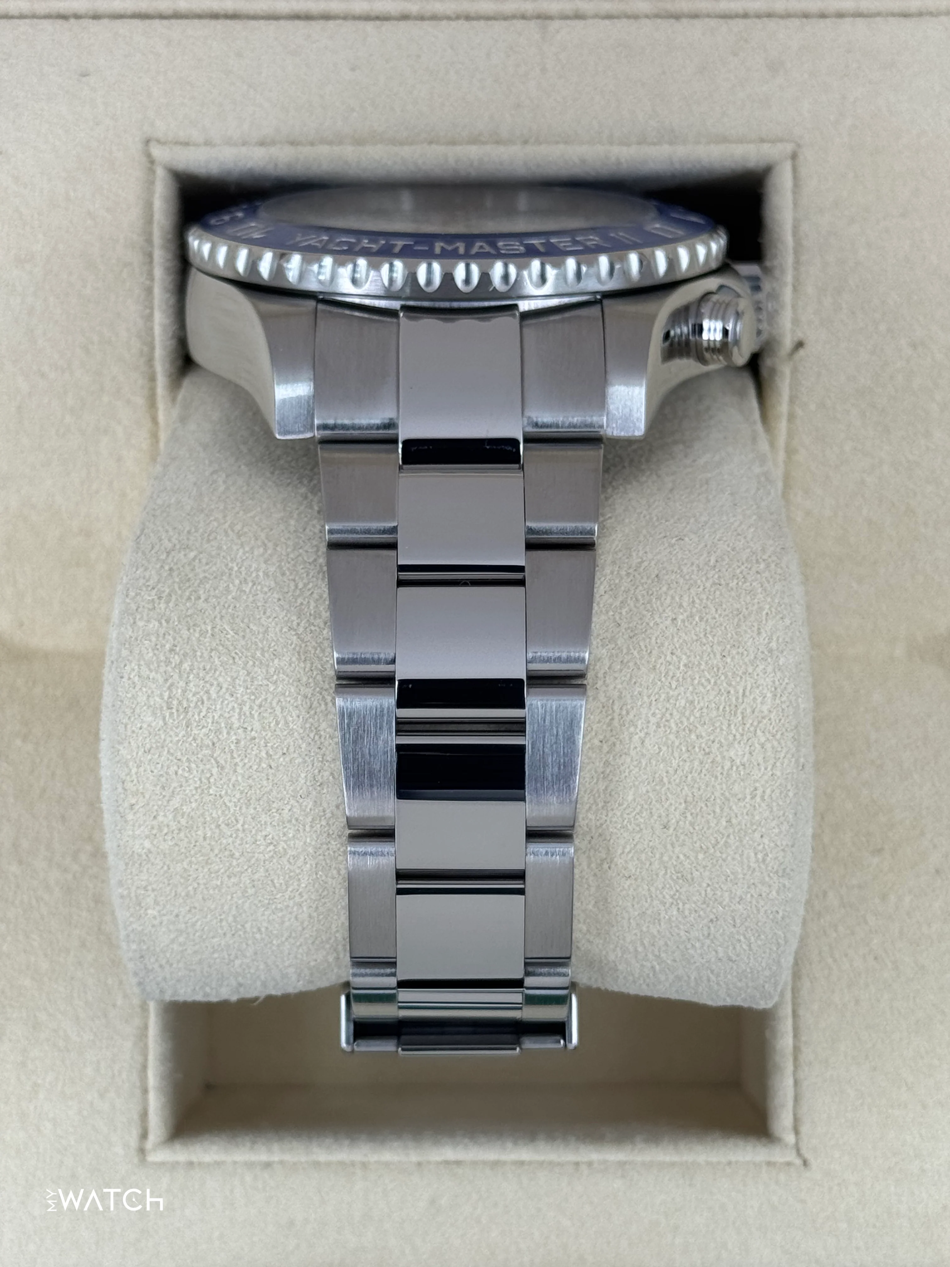 2016 Rolex Yacht-Master II 44mm 116680 Stainless Steel White Dial - Image 3