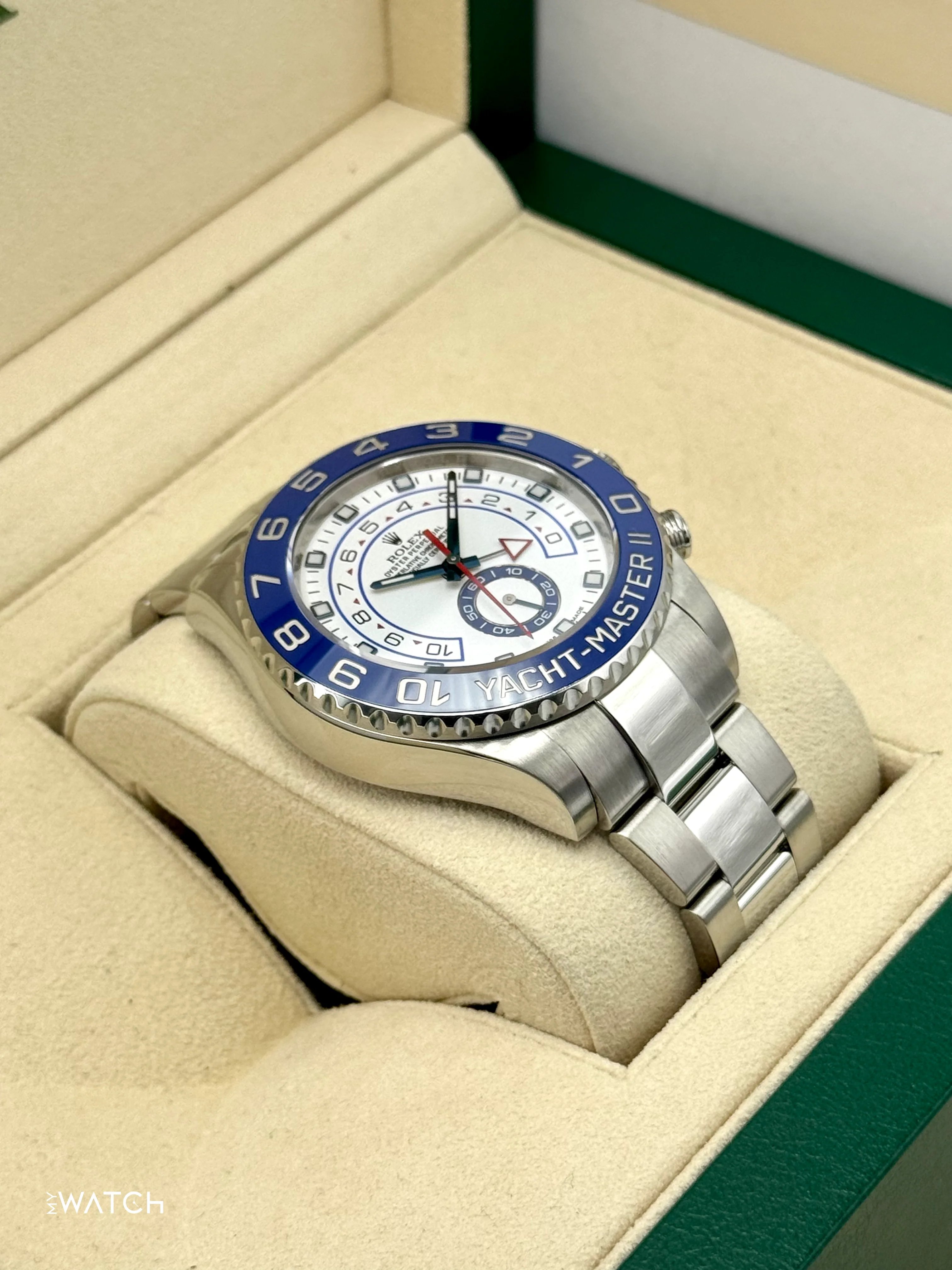 2016 Rolex Yacht-Master II 44mm 116680 Stainless Steel White Dial - Image 6