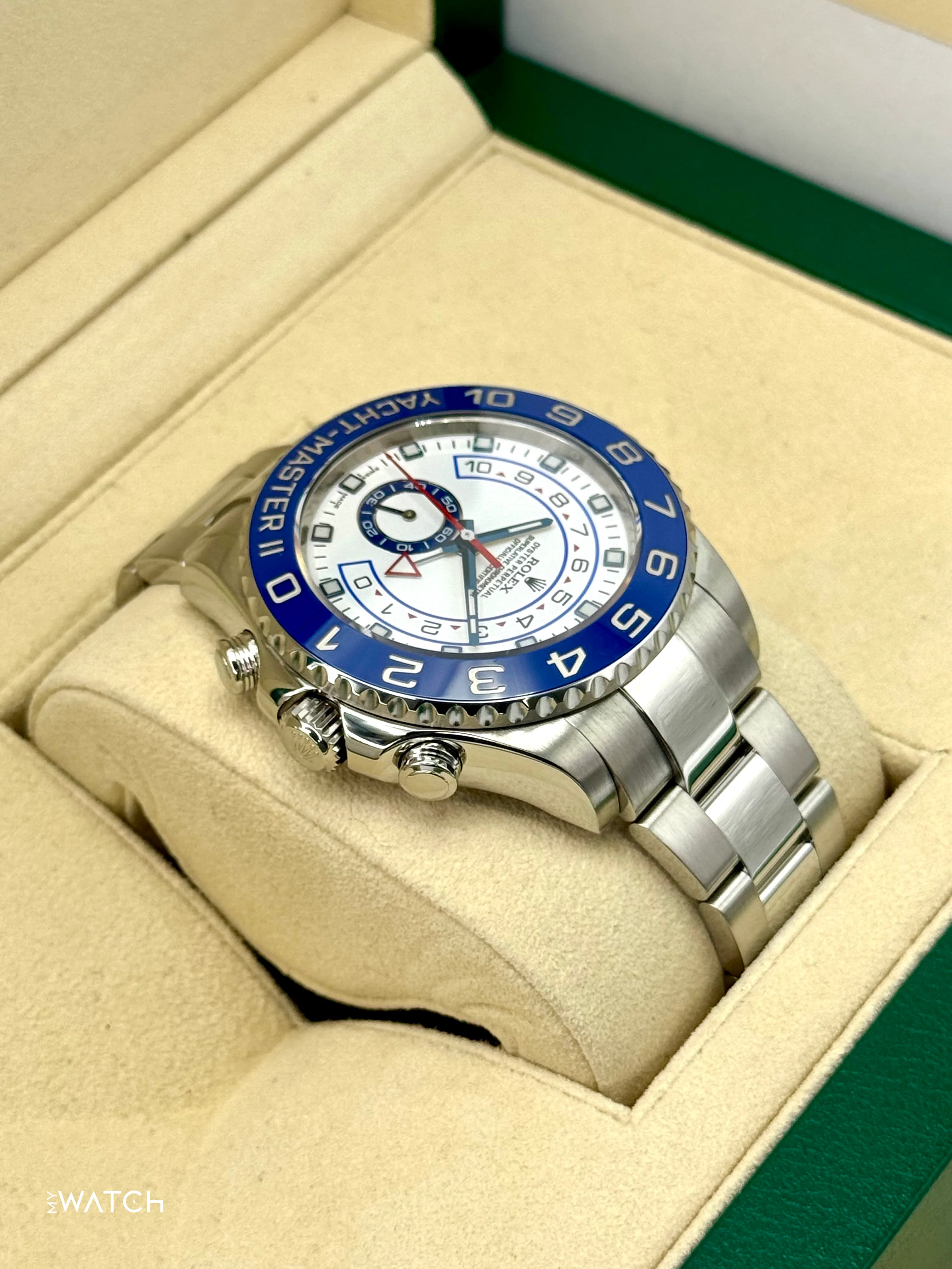 2016 Rolex Yacht-Master II 44mm 116680 Stainless Steel White Dial - Image 8
