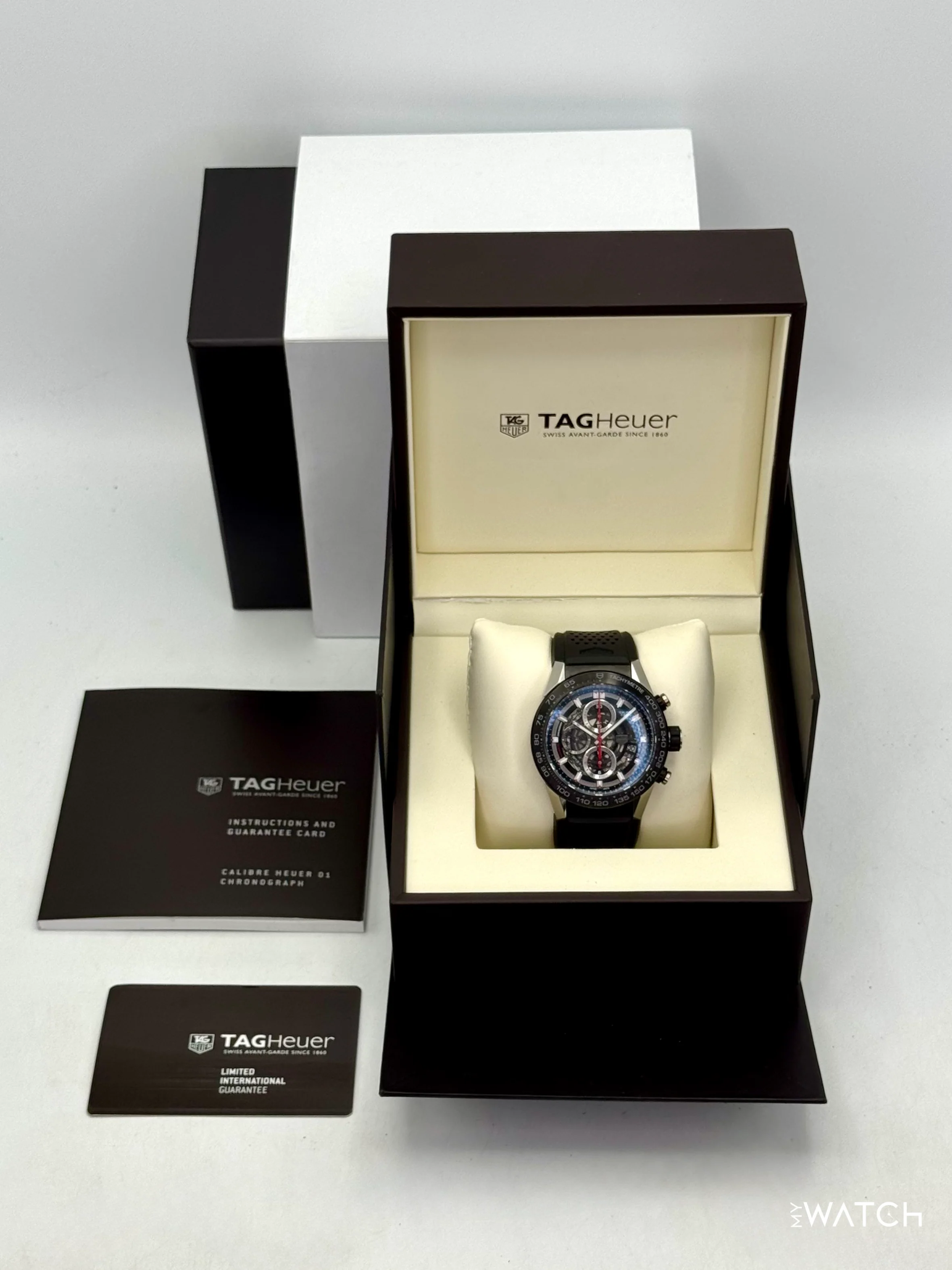 2016 TAG Heuer Calibre Heuer 01 Chronograph 45mm CAR2A1Z Skeletonized Dial - Image 11