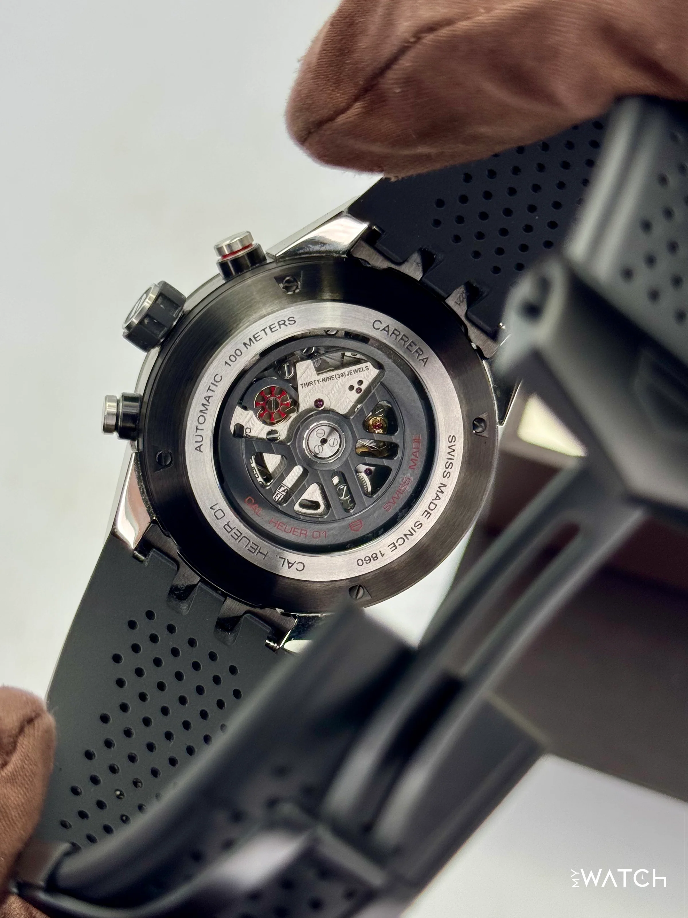2016 TAG Heuer Calibre Heuer 01 Chronograph 45mm CAR2A1Z Skeletonized Dial - Image 9