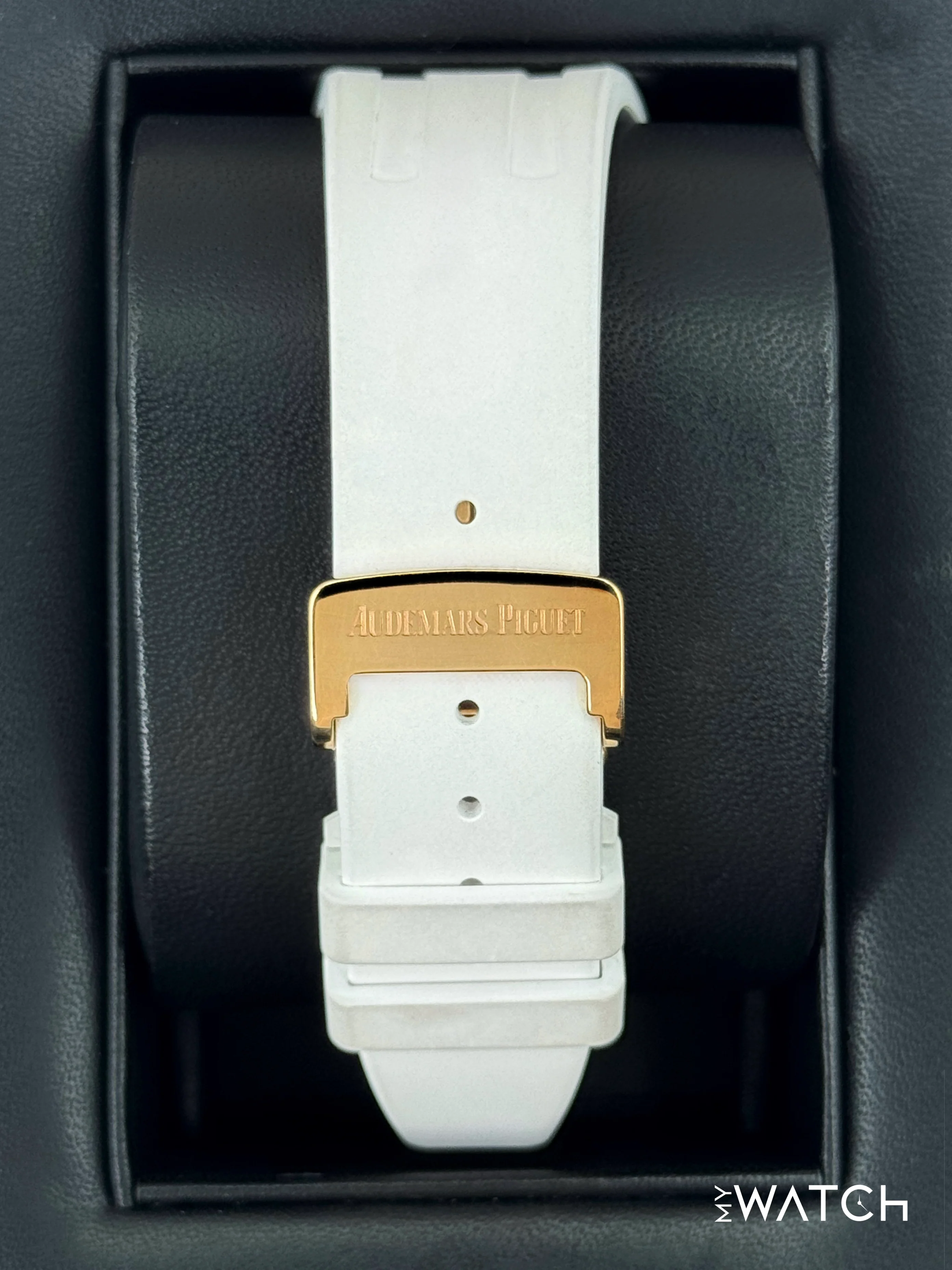 2017 Audemars Piguet Royal Oak 41mm 15400OR Rose Gold White Dial - Image 2
