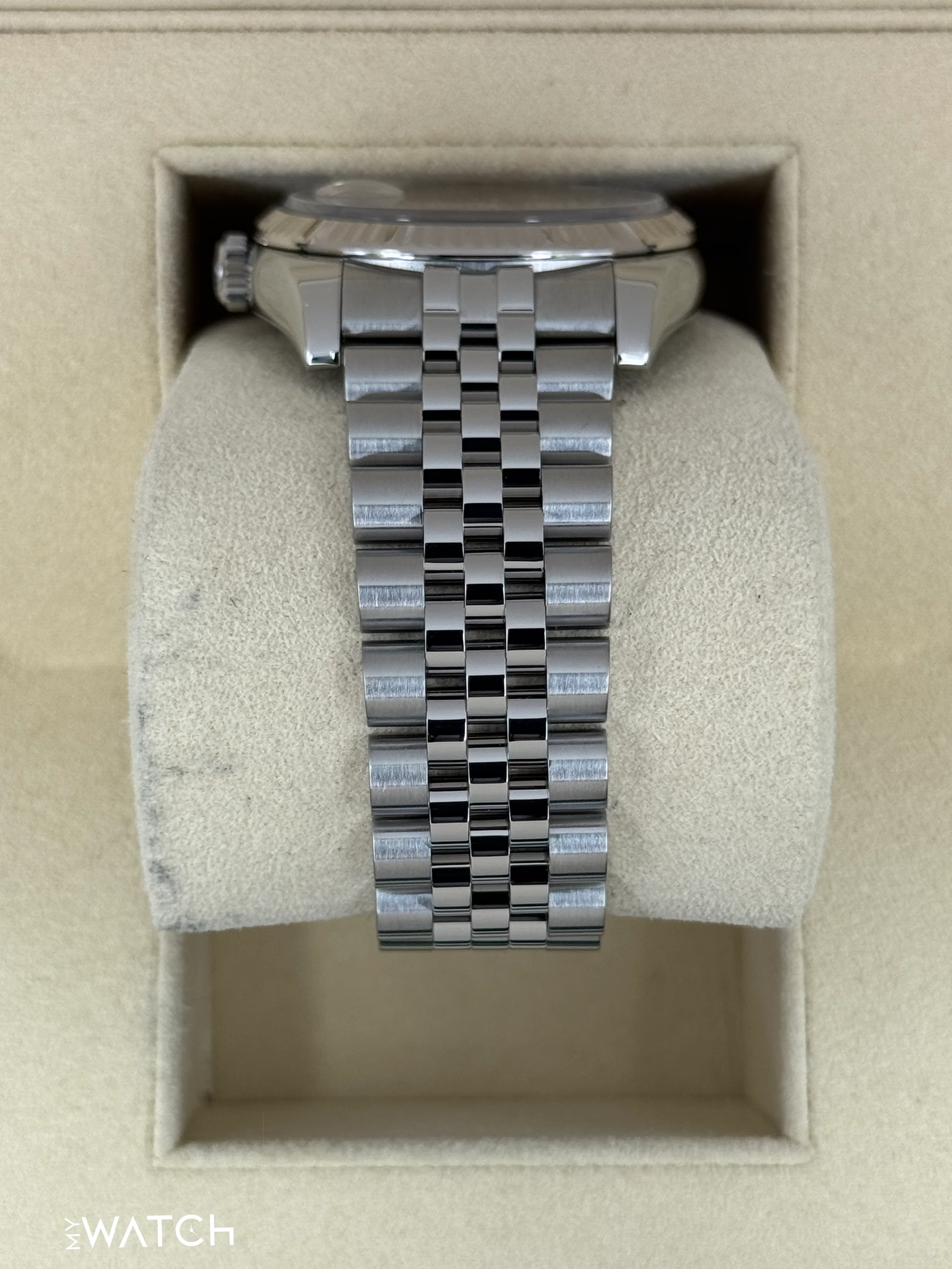 2017 Rolex Datejust 36mm 116234 Stainless Steel Jubilee Silver Diamond Dial - Image 4