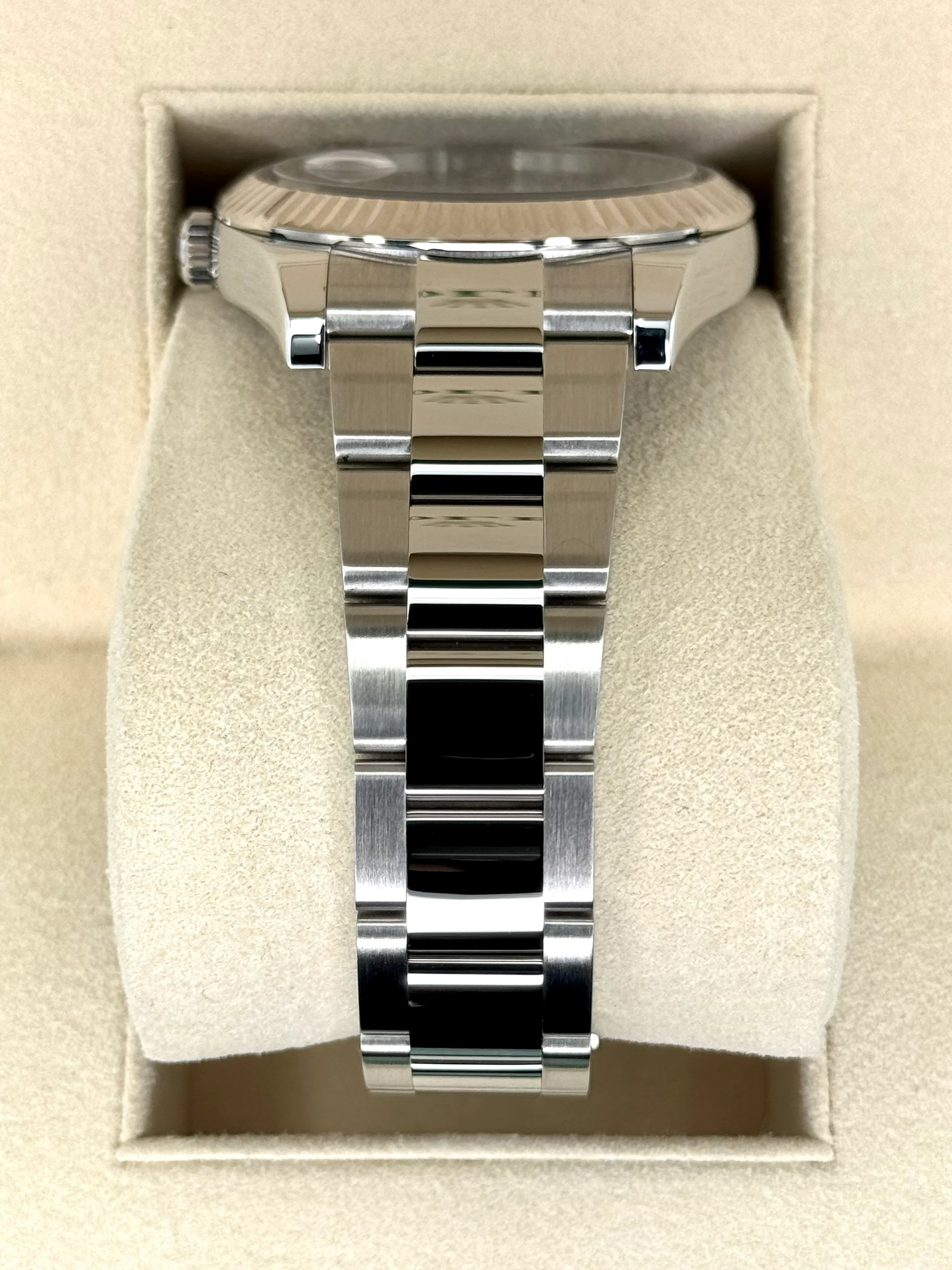 2017 Rolex Datejust II 41mm Oyster Rhodium Diamond Dial 116334 - Image 4