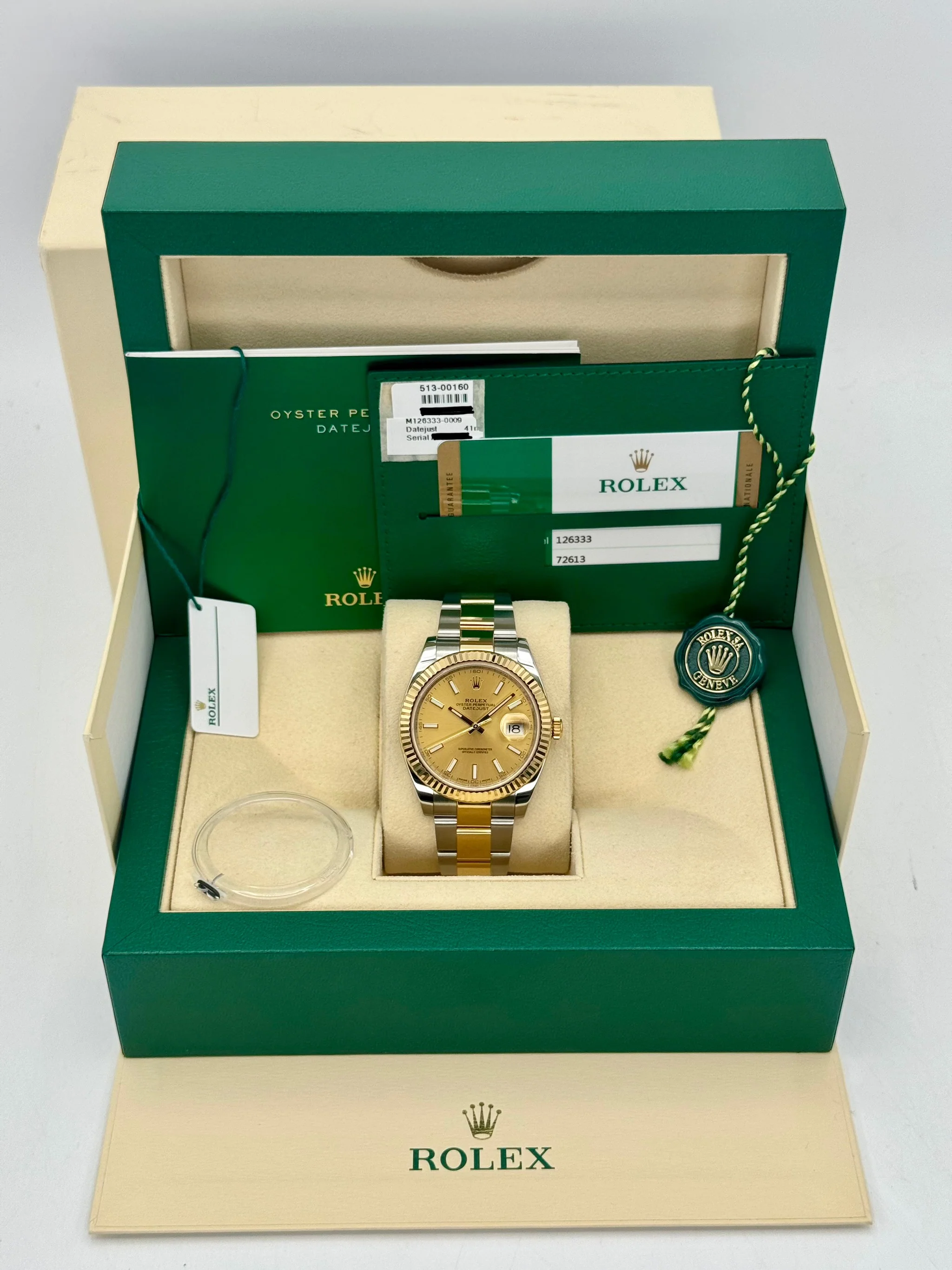 2017 Rolex Datejust 41mm 126333 Two-Tone Oyster Champagne Dial - Image 12