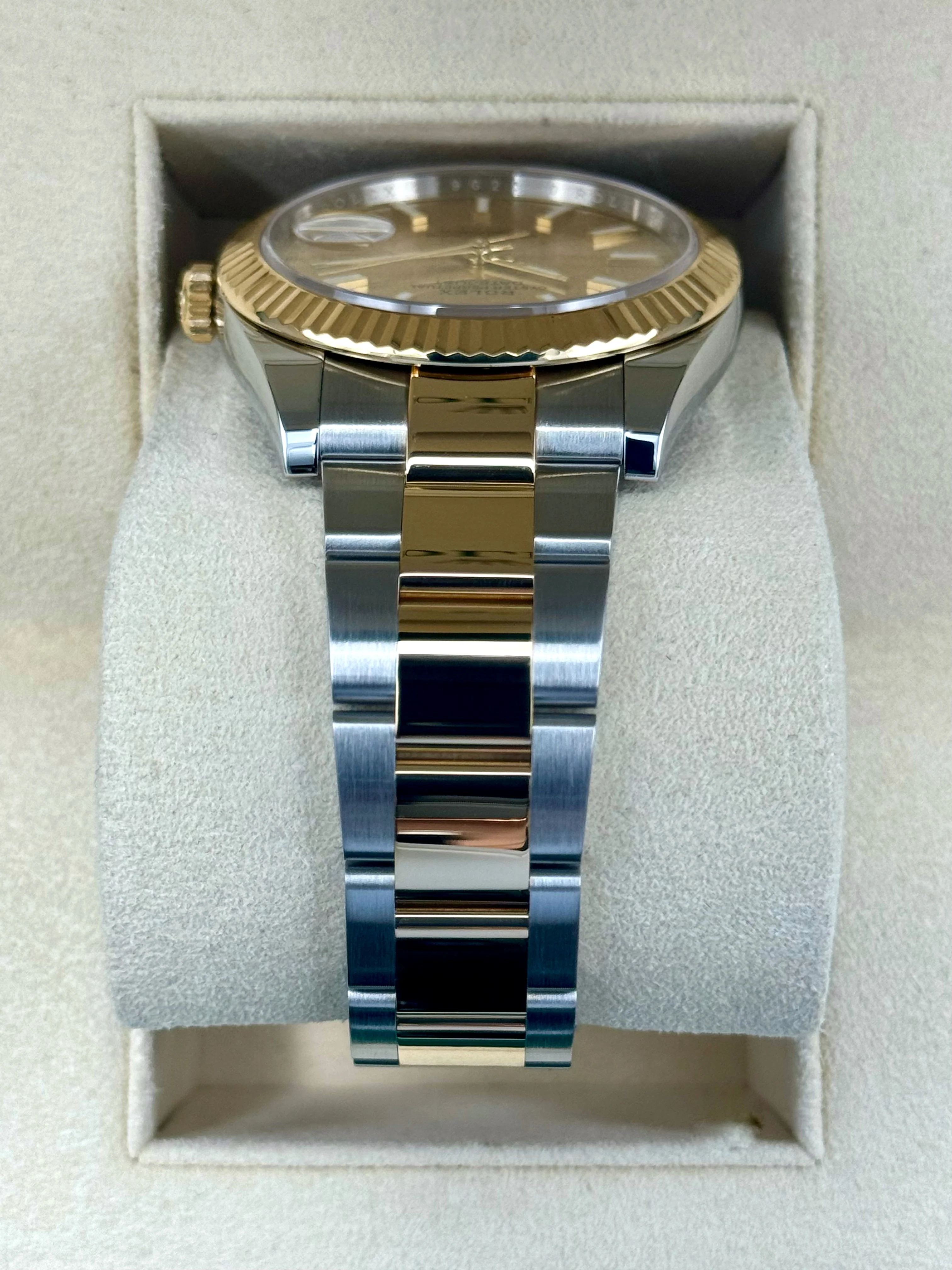 2017 Rolex Datejust 41mm 126333 Two-Tone Oyster Champagne Dial - Image 4