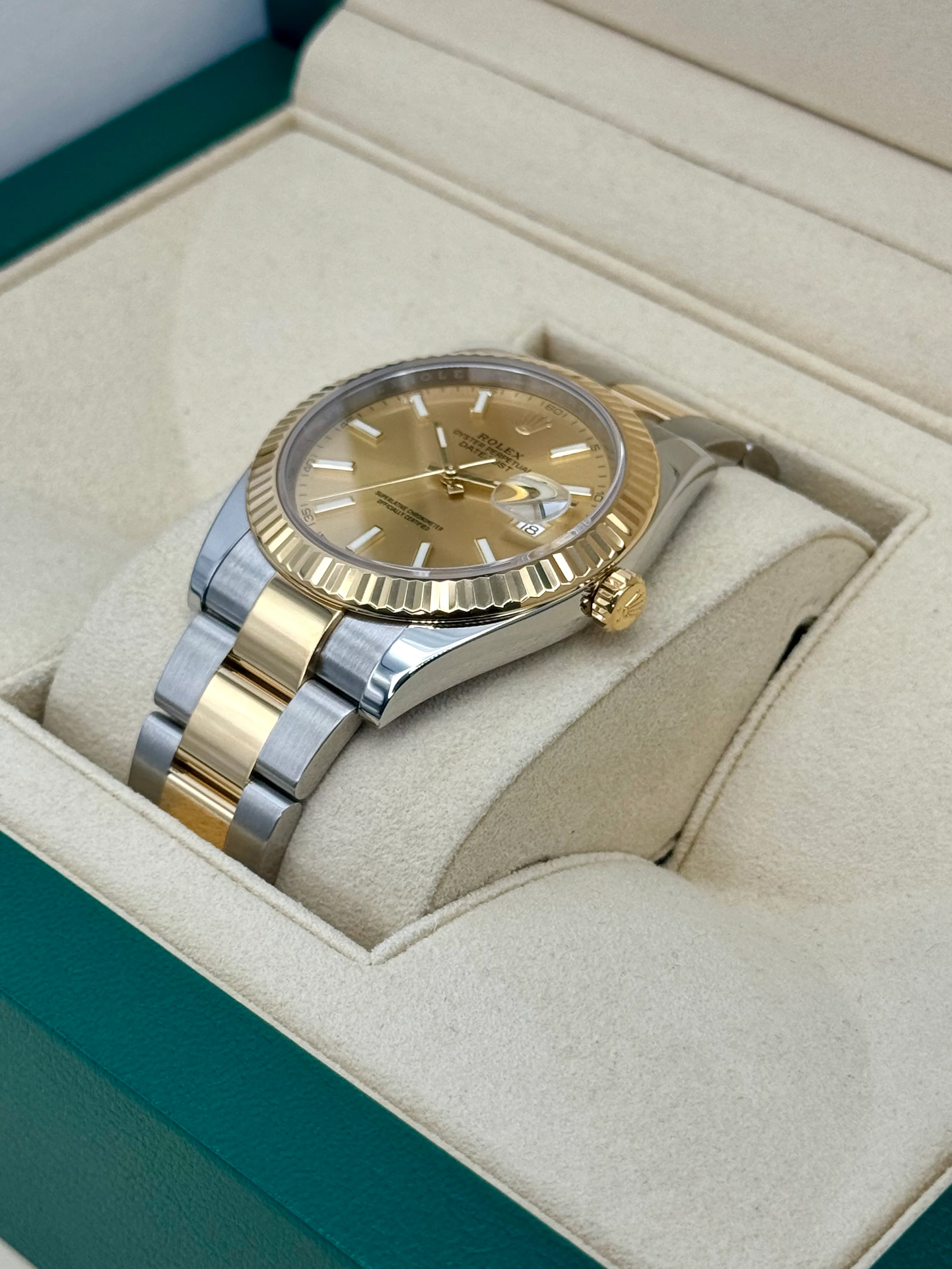 2017 Rolex Datejust 41mm 126333 Two-Tone Oyster Champagne Dial - Image 5