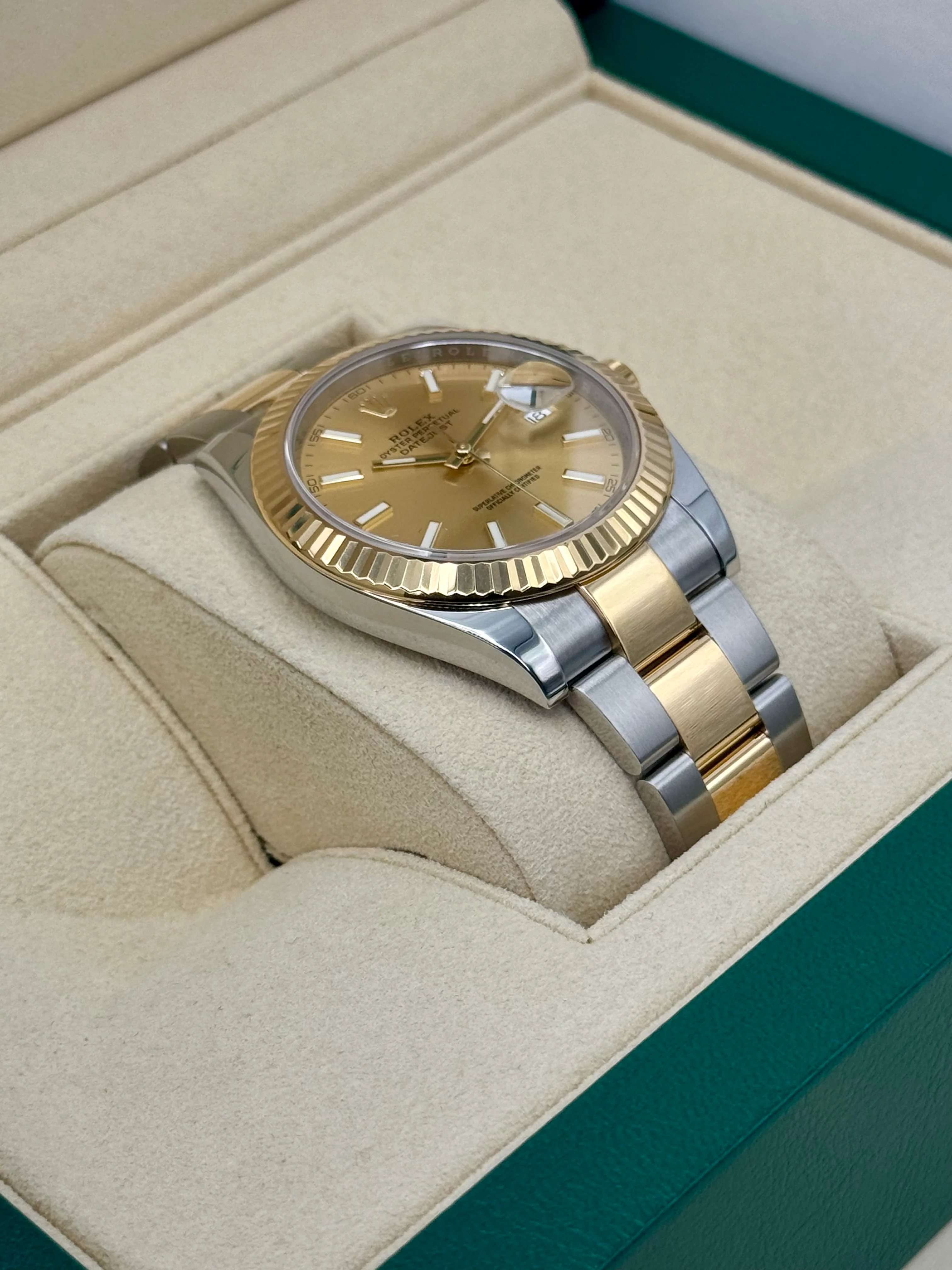 2017 Rolex Datejust 41mm 126333 Two-Tone Oyster Champagne Dial - Image 6