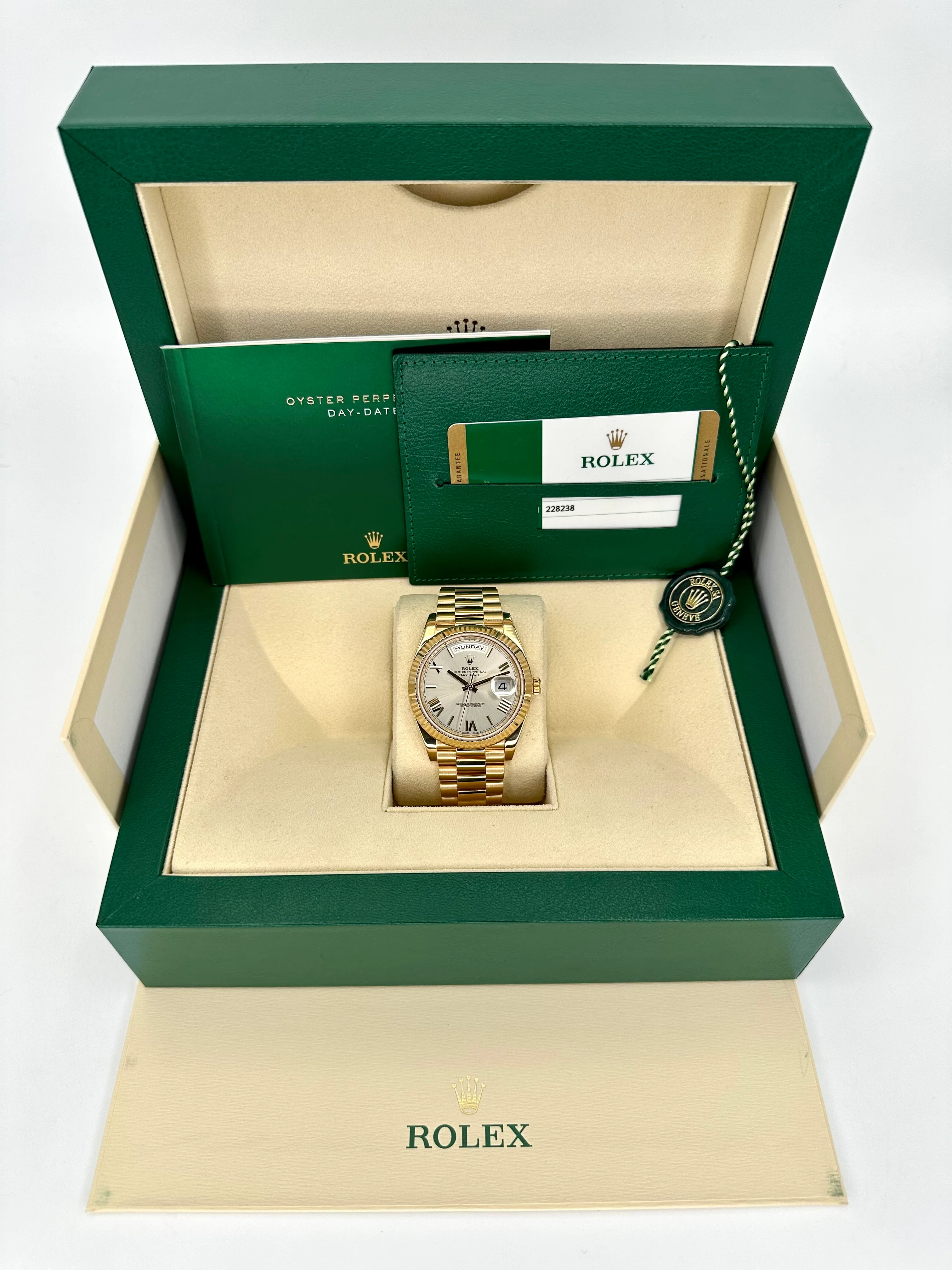 2017 Rolex Day-Date 40mm 228238 Presidential Sundust Dial - Image 11
