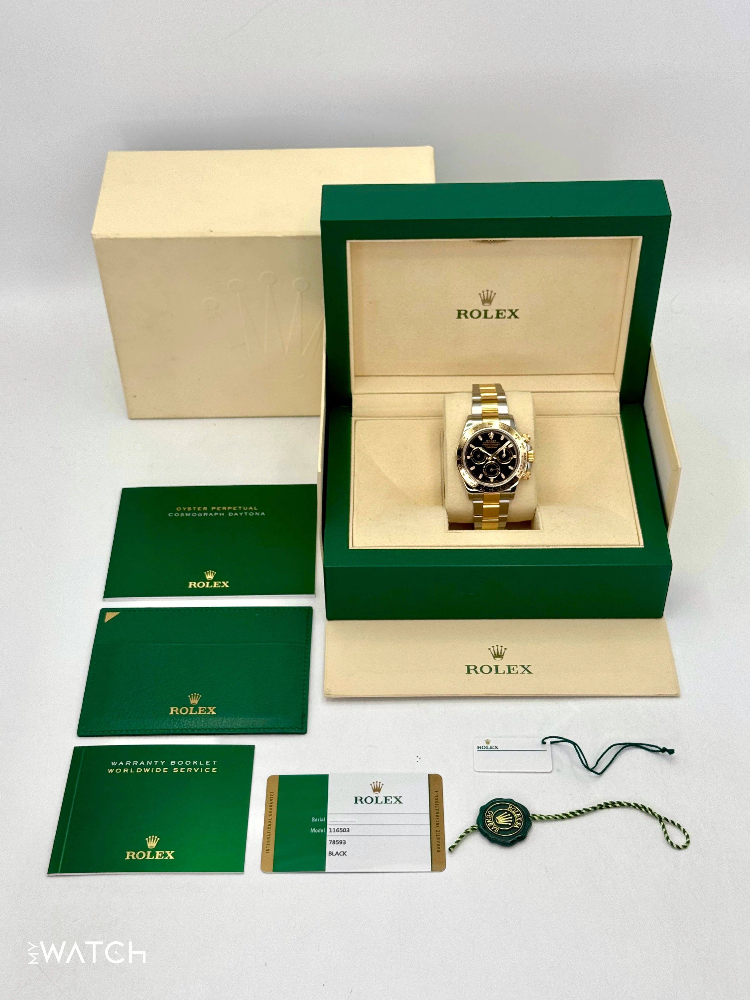 2017 Rolex Daytona 40mm 116503 Two-Tone Black Dial - Image 10