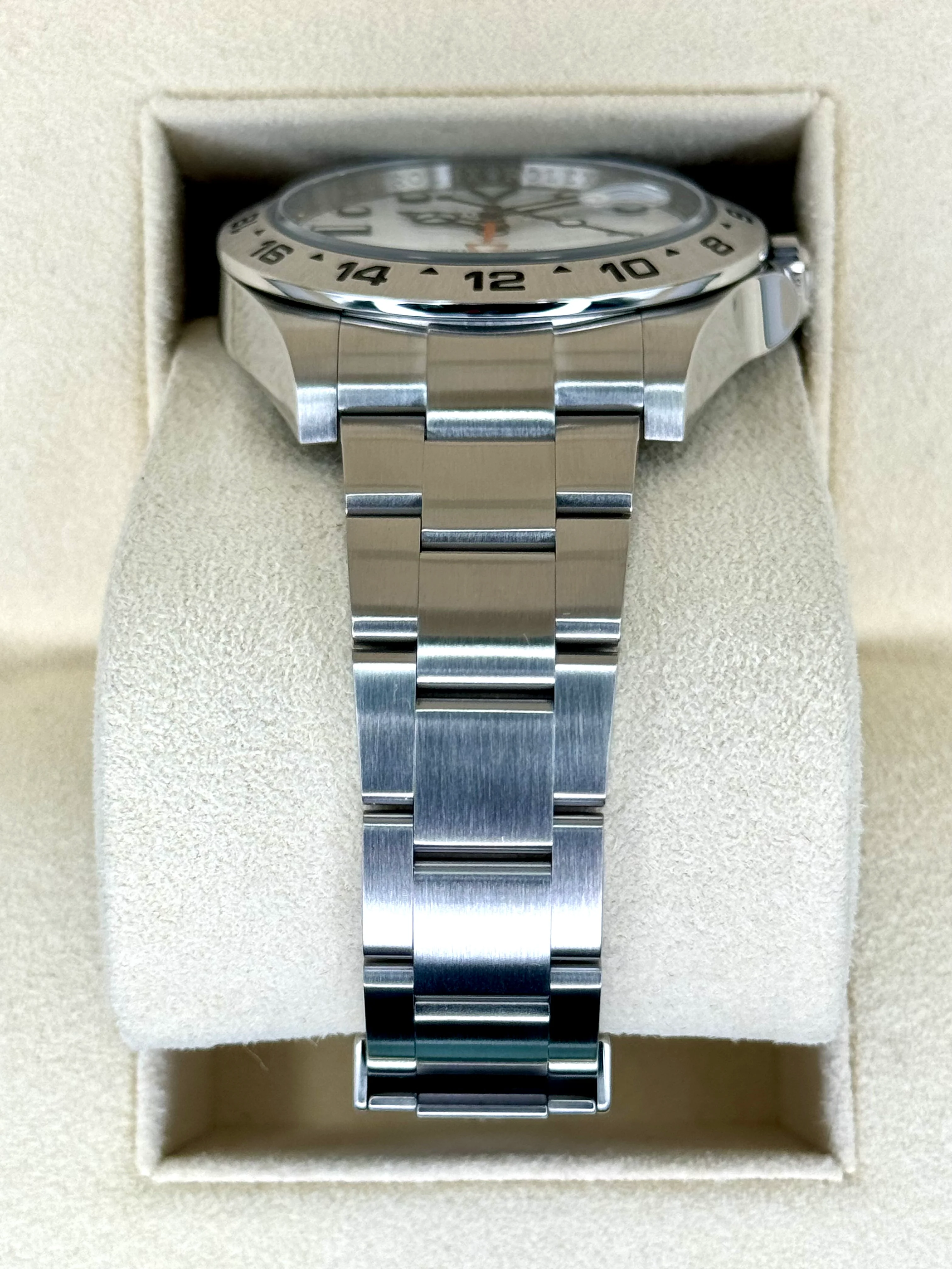 2017 Rolex Explorer II 42mm 216570 Polar White Dial - Image 3