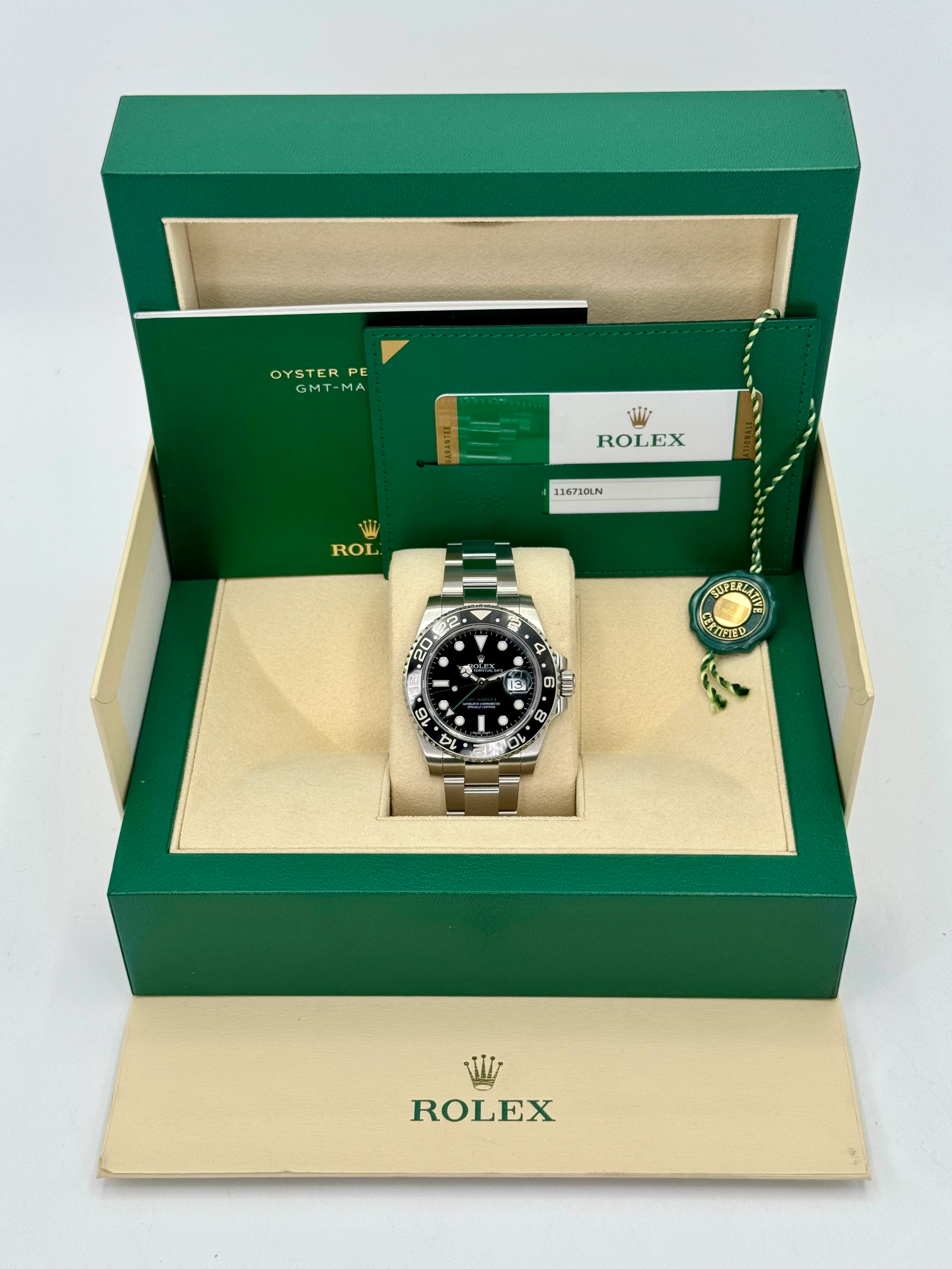 2017 Rolex GMT-Master II 40mm 116710LN Stainless Steel Black Dial - Image 11