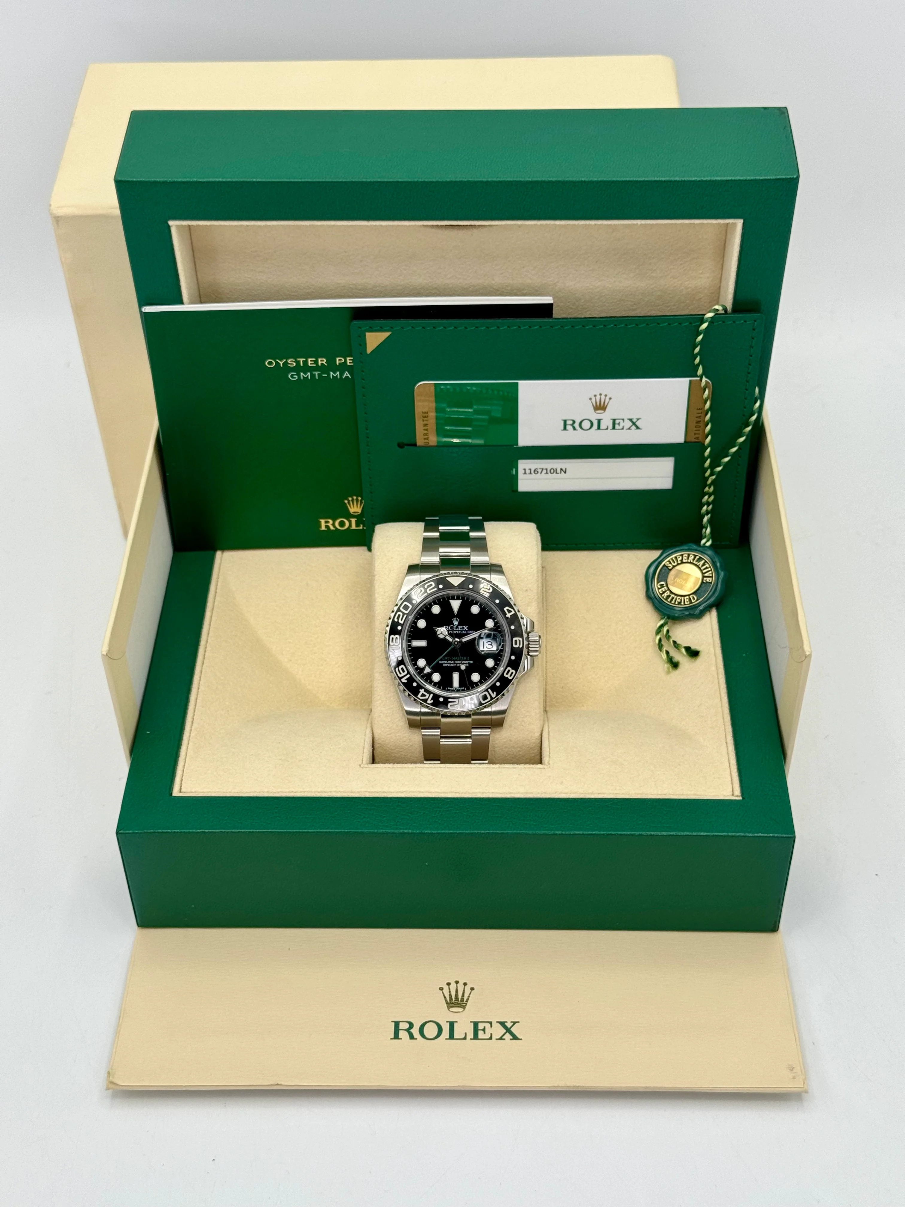 2017 Rolex GMT-Master II 40mm 116710LN Stainless Steel Black Dial - Image 12